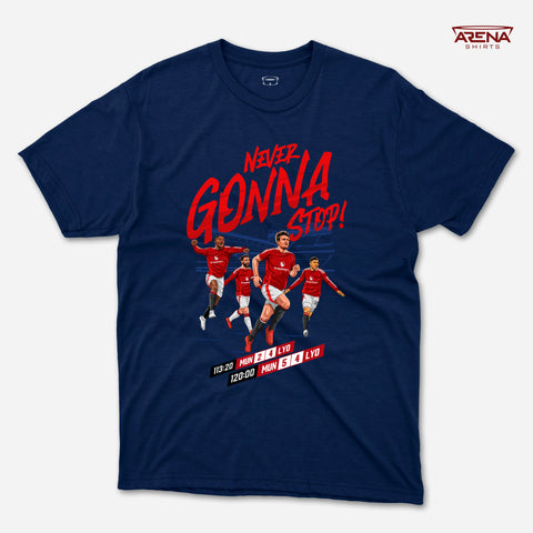 "Never Gonna Stop!" | Arena T-Shirts (Shipping to the U.S and Canada)