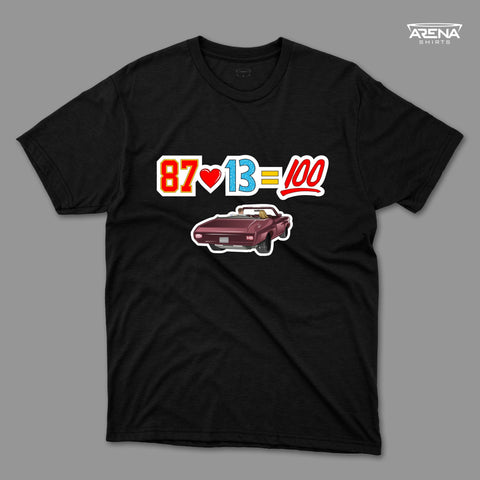 87 + 13 = 100 - (T-Shirt) - Arena Cases