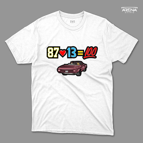 87 + 13 = 100 - (T-Shirt) - Arena Cases