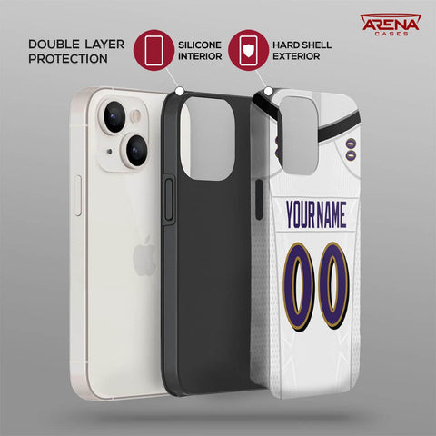 Baltimore White - Football Colors 23 - Arena Cases
