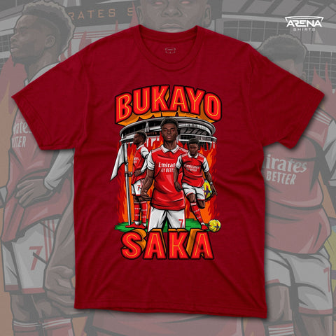 Bukayo Saka - Arena T-Shirts - Arena Cases