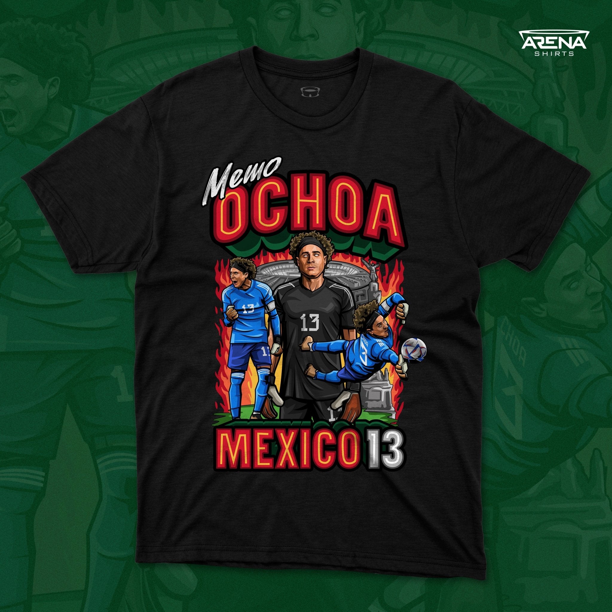 Memo Ochoa - Arena T-Shirts - Arena Cases
