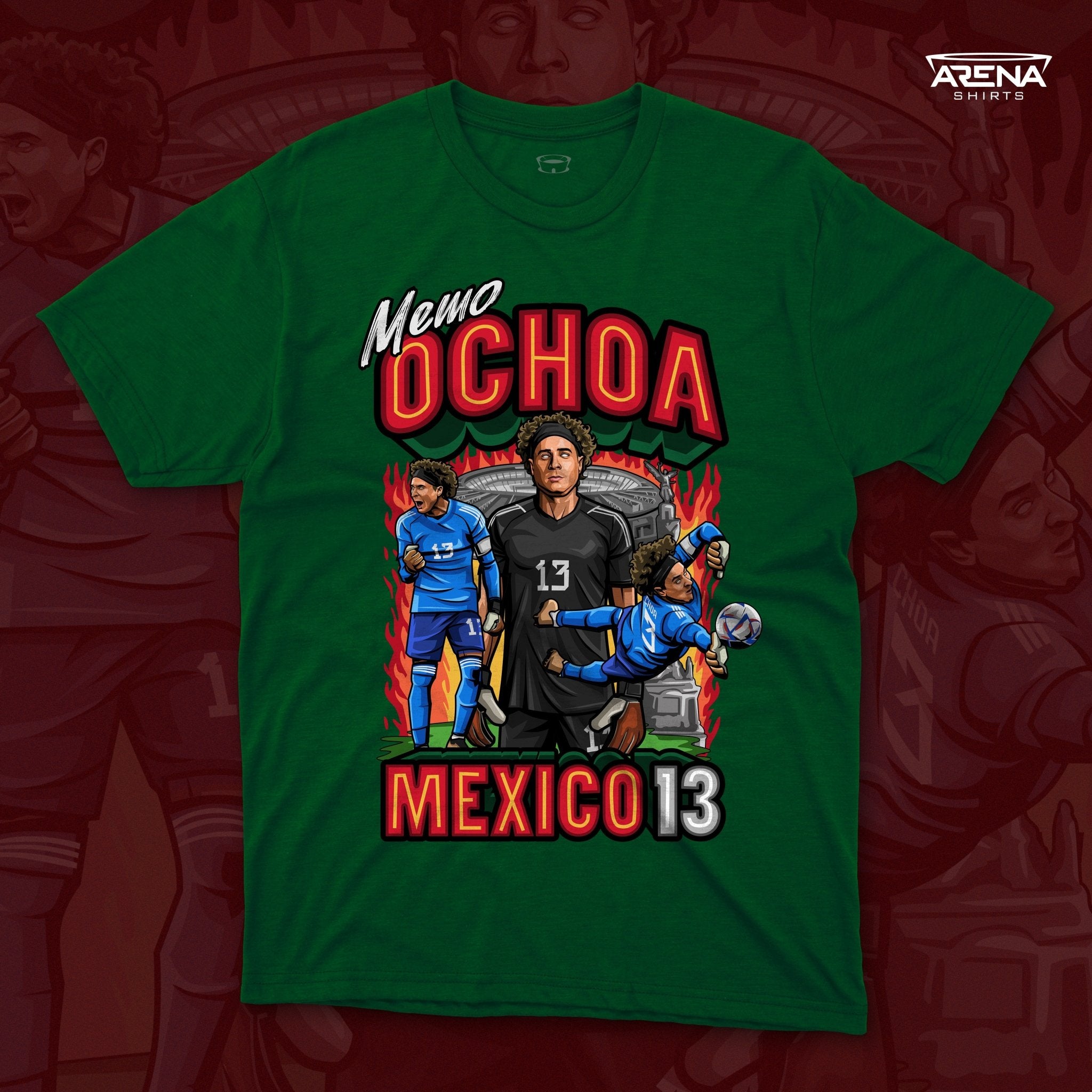 Memo Ochoa - Arena T-Shirts - Arena Cases