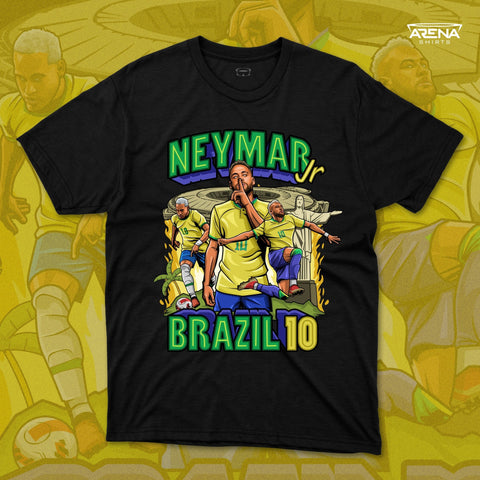 Neymar Jr Brazil 10 - Arena T-Shirts - Arena Cases