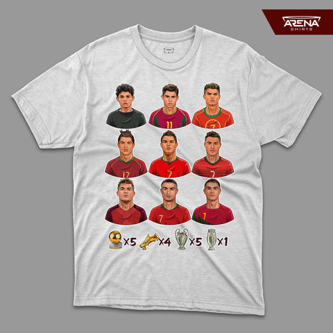 Ronaldo Career - Arena T-Shirts - Arena Cases