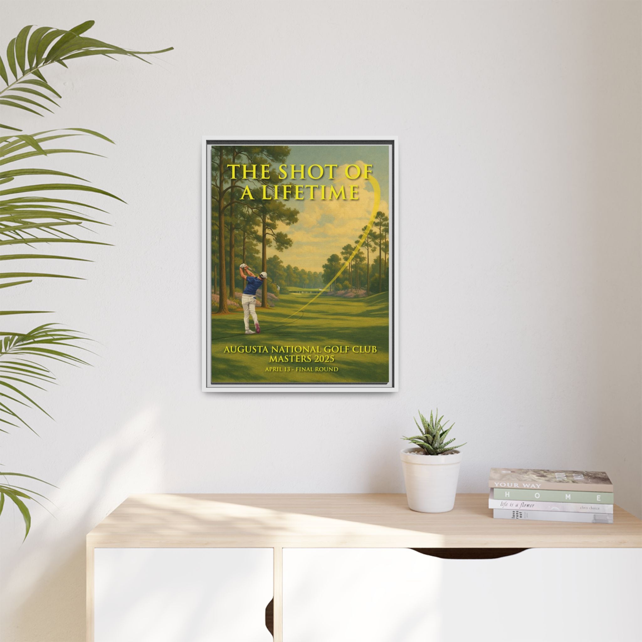 The Shot of a Lifetime - Framed Canvas