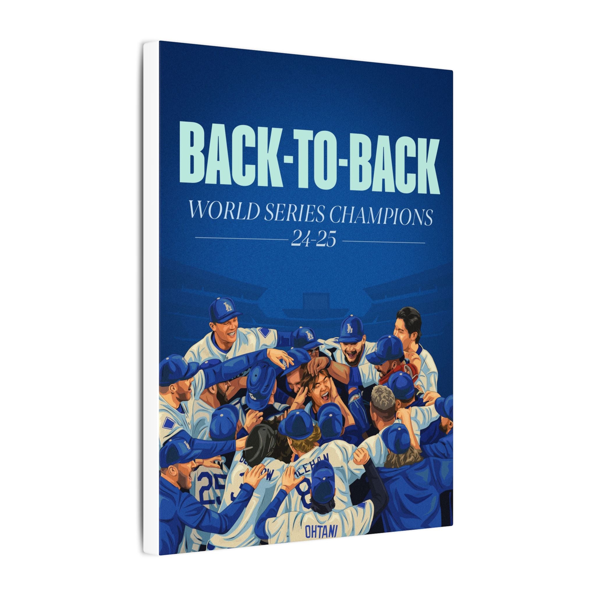 Back-to-Back World Series Champions - Arena Canvas Print