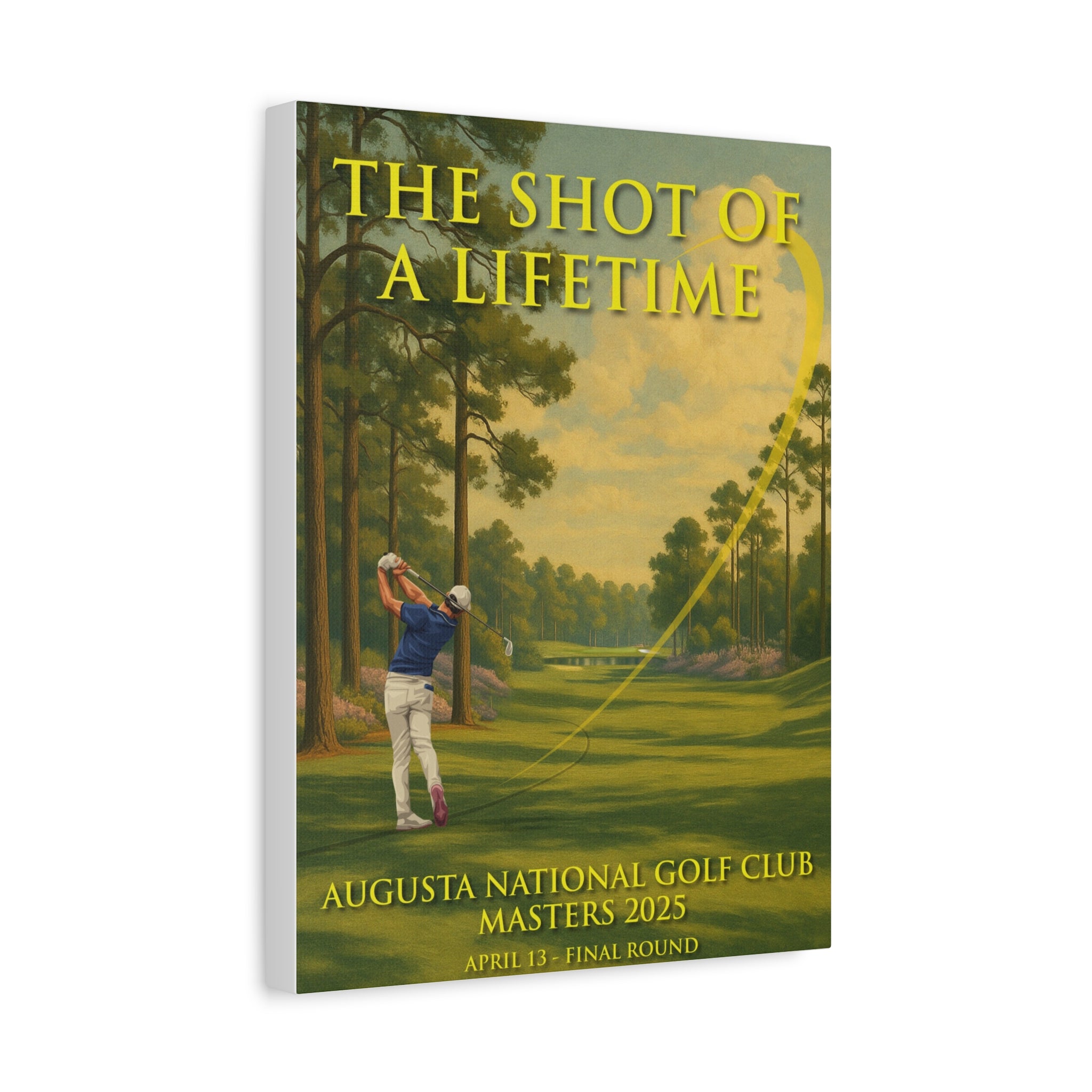 'The Shot Of A Lifetime' - Golf Wall Art Canvas