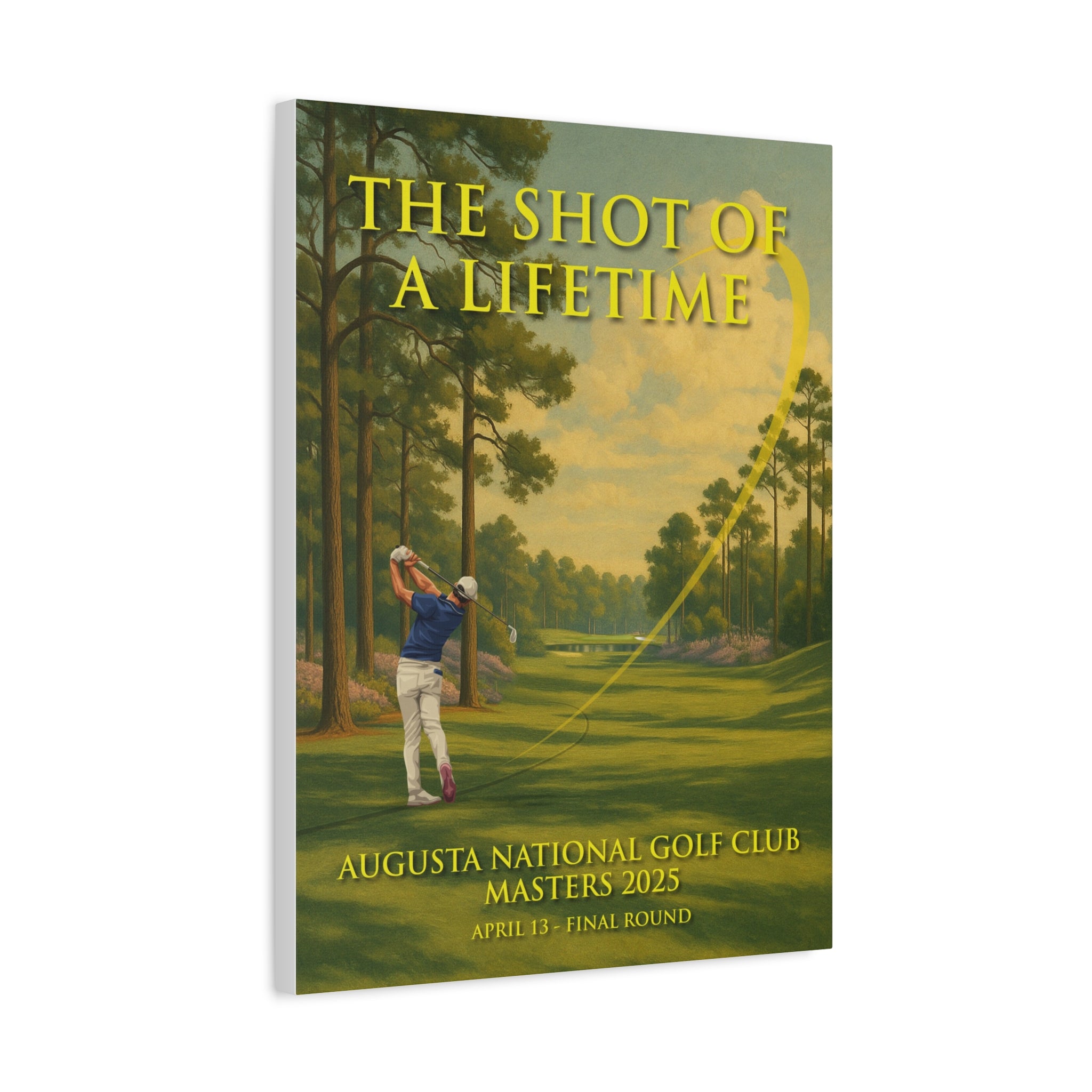 'The Shot Of A Lifetime' - Golf Wall Art Canvas