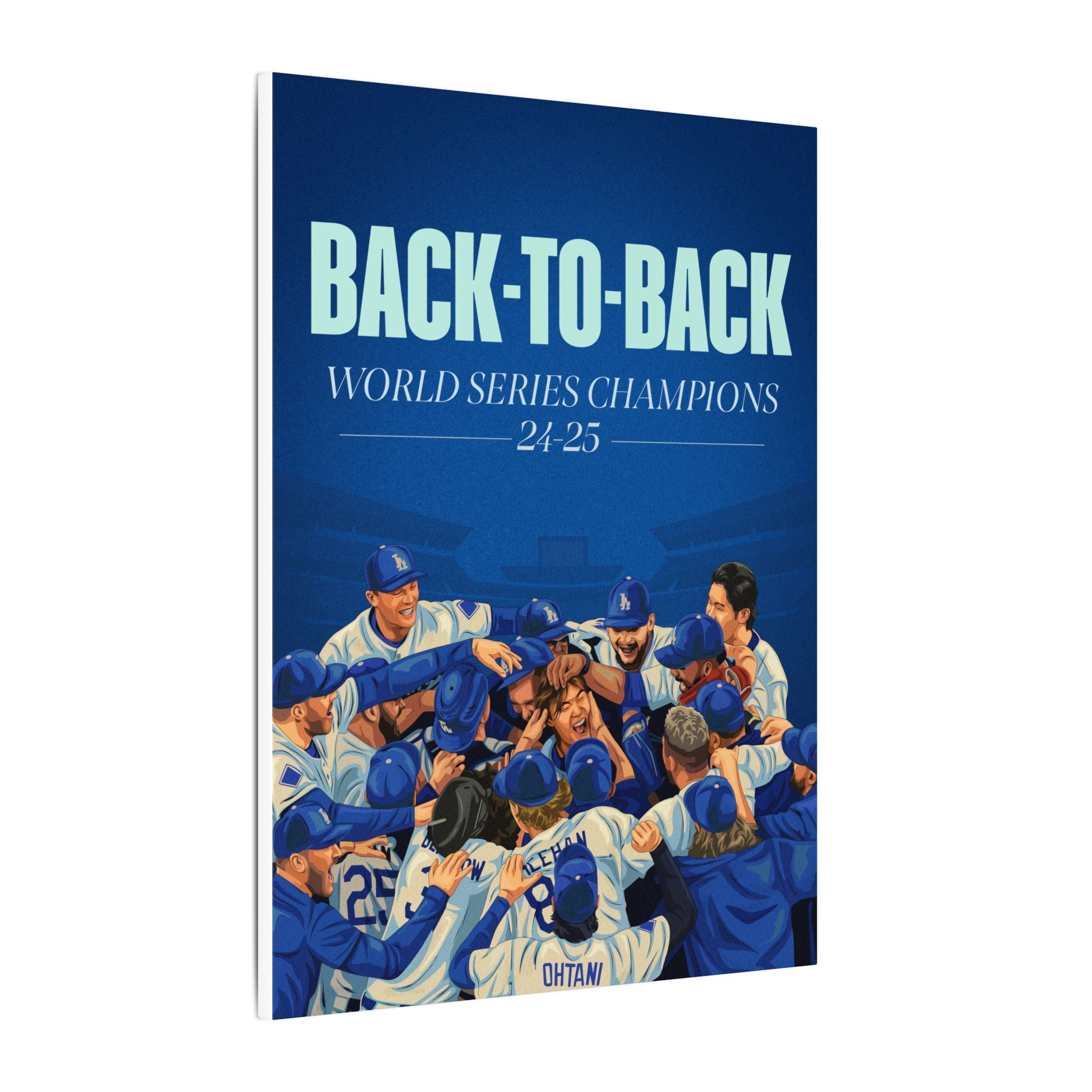 Back-to-Back World Series Champions - Arena Canvas Print
