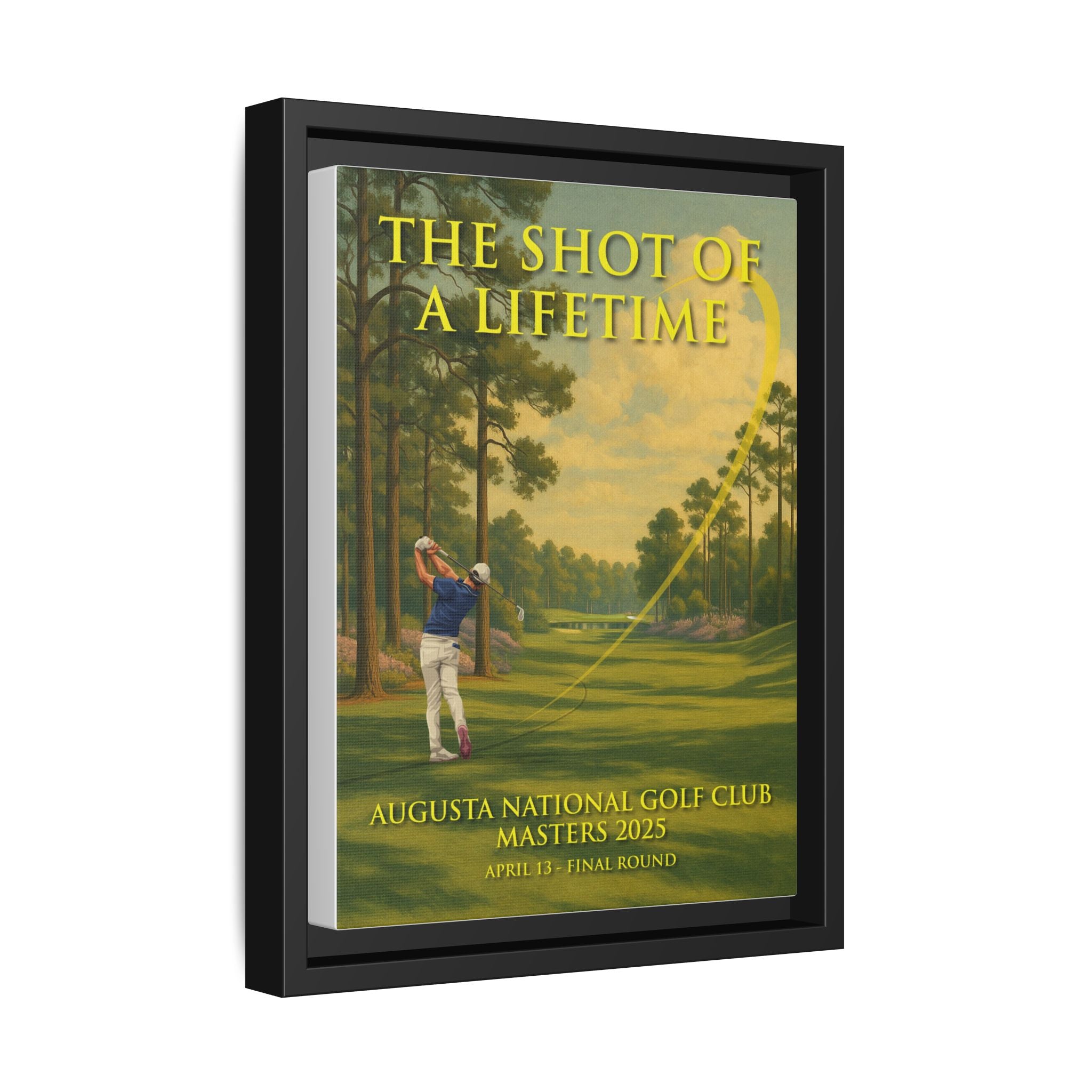 The Shot of a Lifetime - Framed Canvas