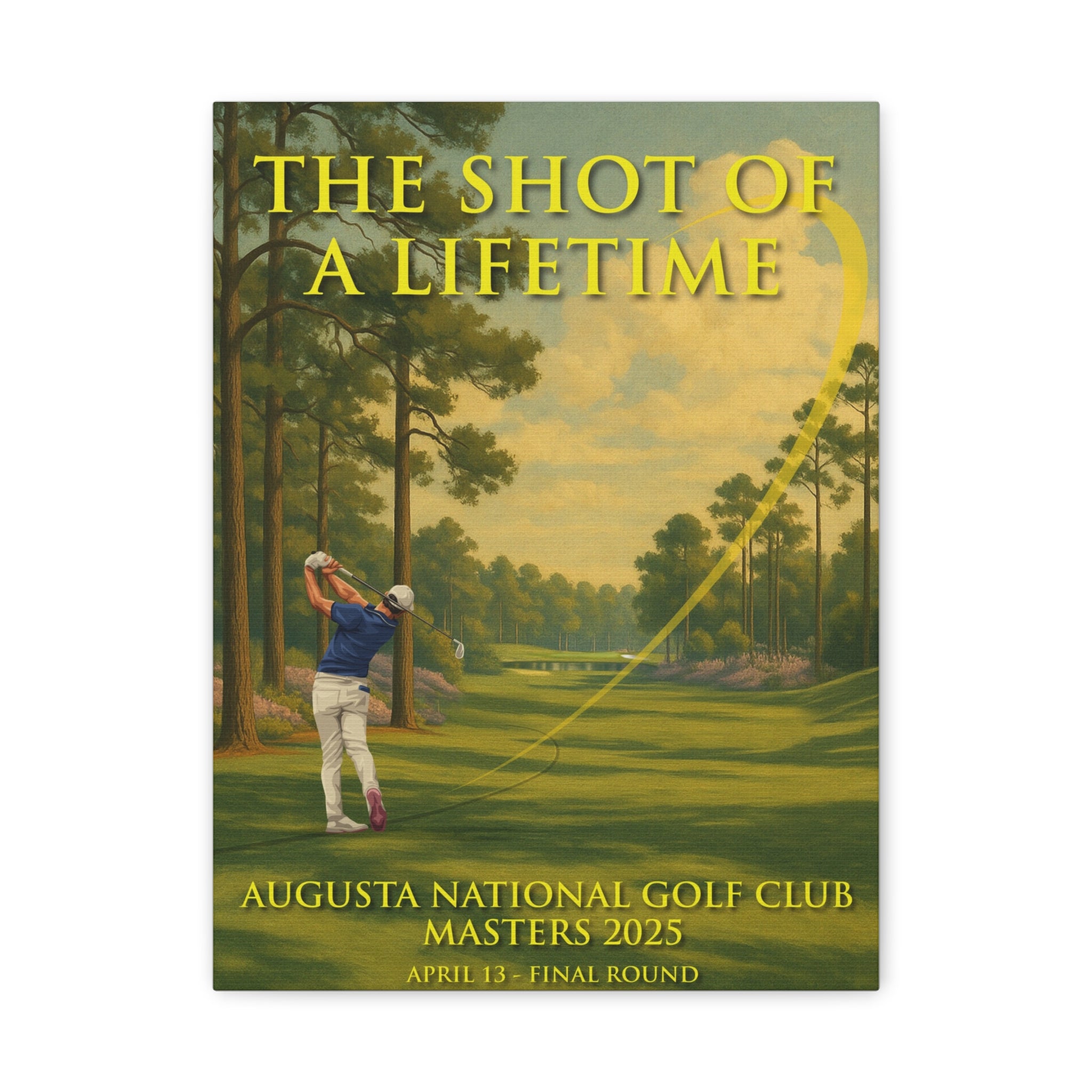 'The Shot Of A Lifetime' - Golf Wall Art Canvas