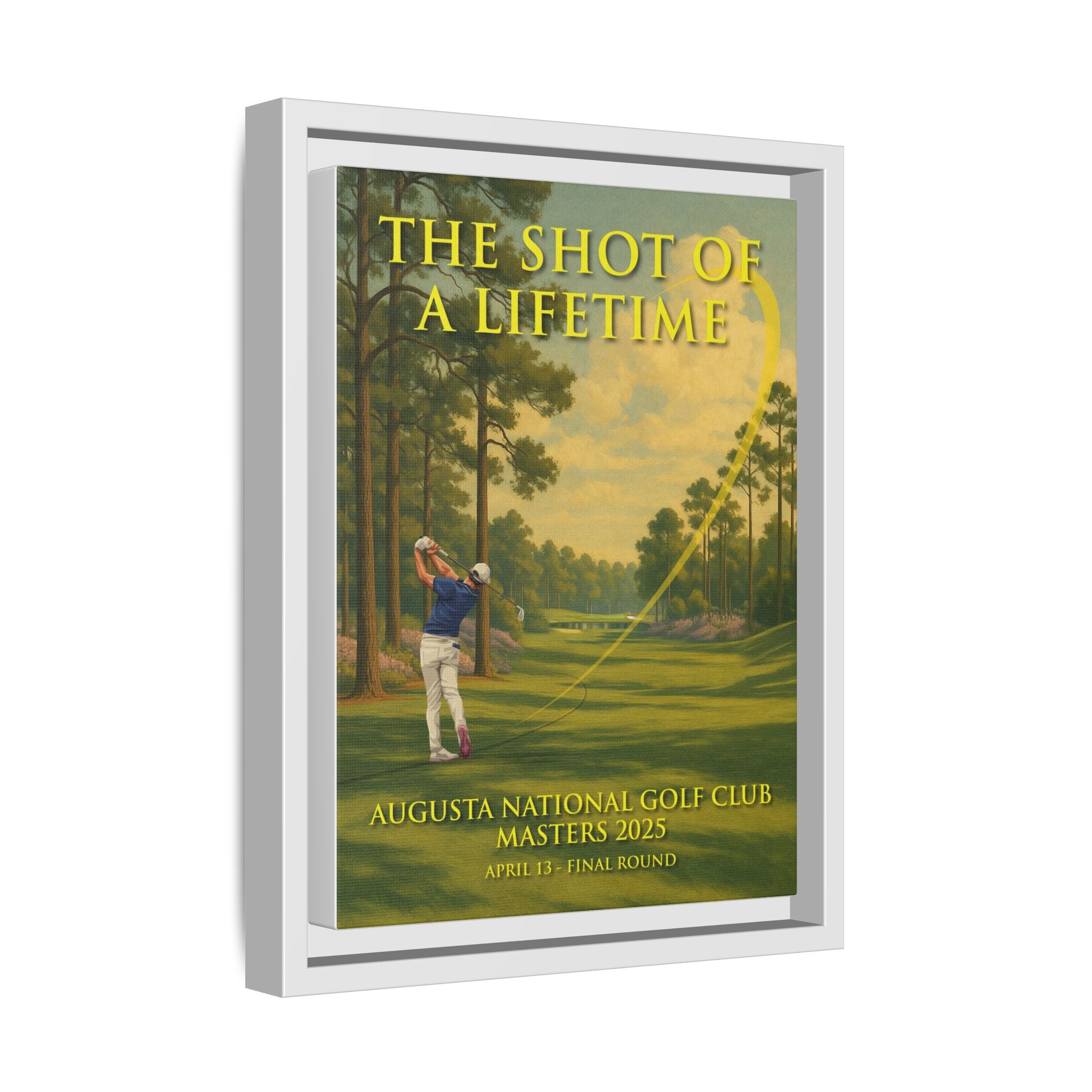 The Shot of a Lifetime - Framed Canvas
