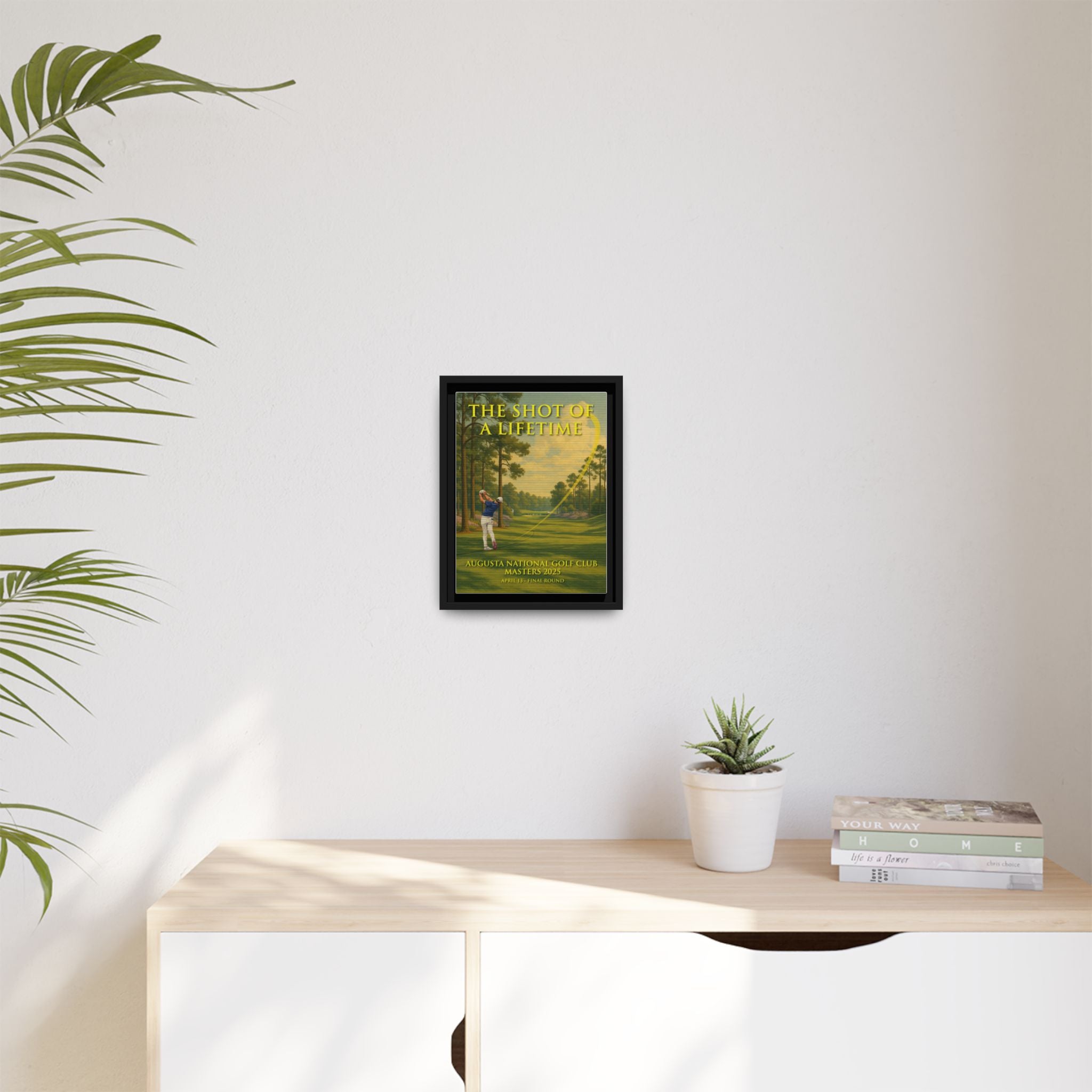 The Shot of a Lifetime - Framed Canvas