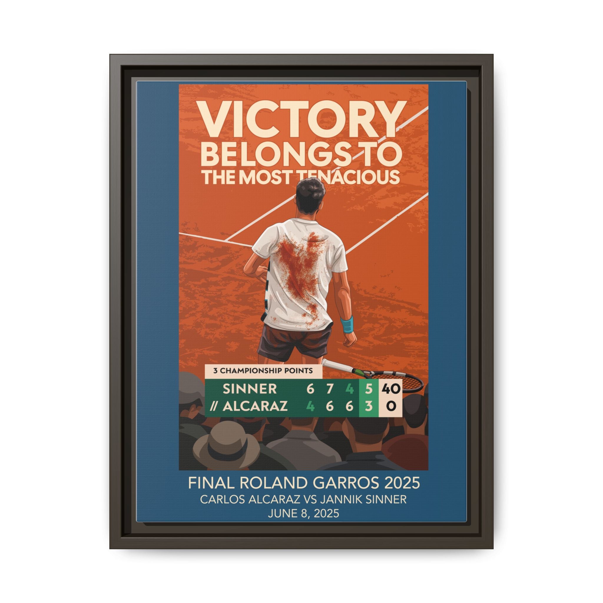 Victory Belongs Canvas Art |