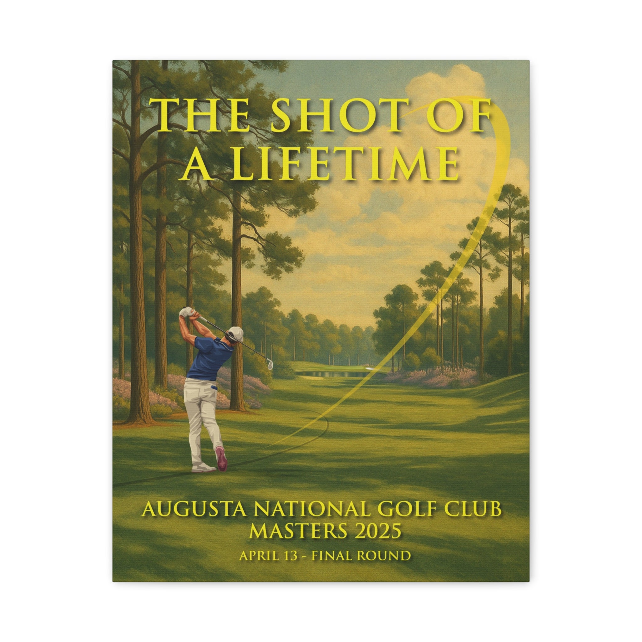 'The Shot Of A Lifetime' - Golf Wall Art Canvas