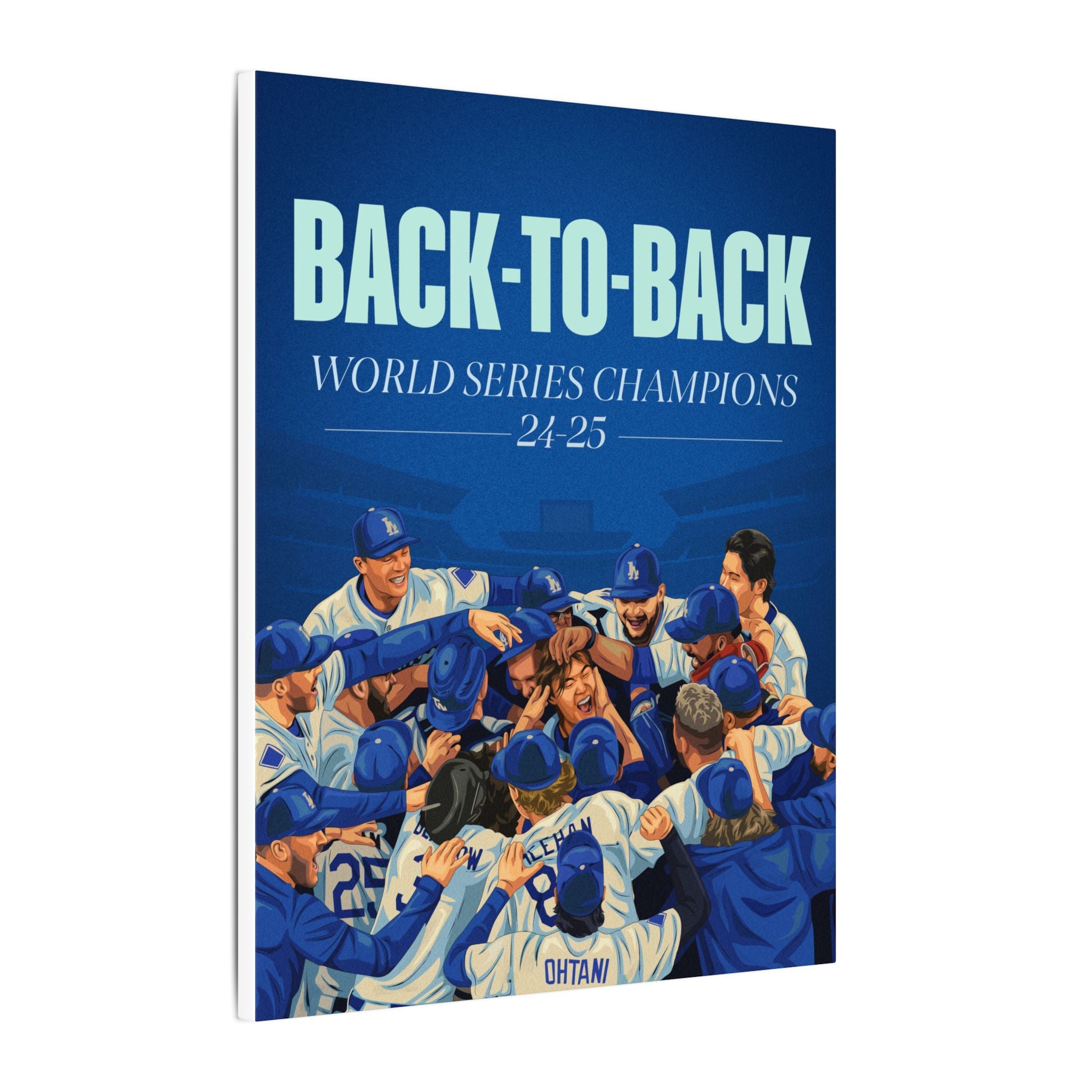 Back-to-Back World Series Champions - Arena Canvas Print