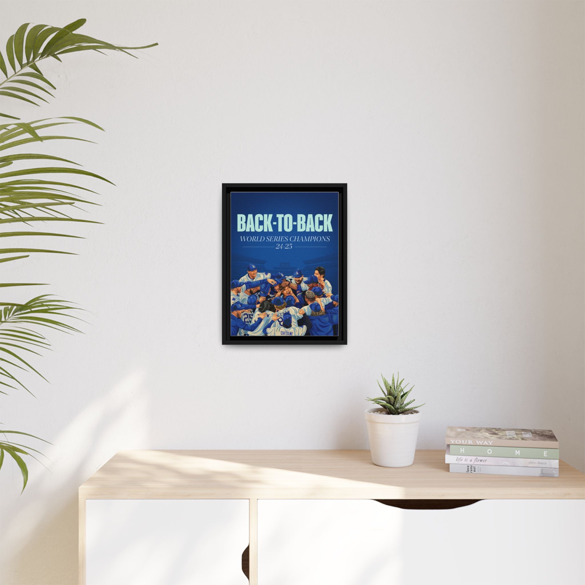 Back-to-Back World Series Champions - Arena Framed Canvas (100 available)