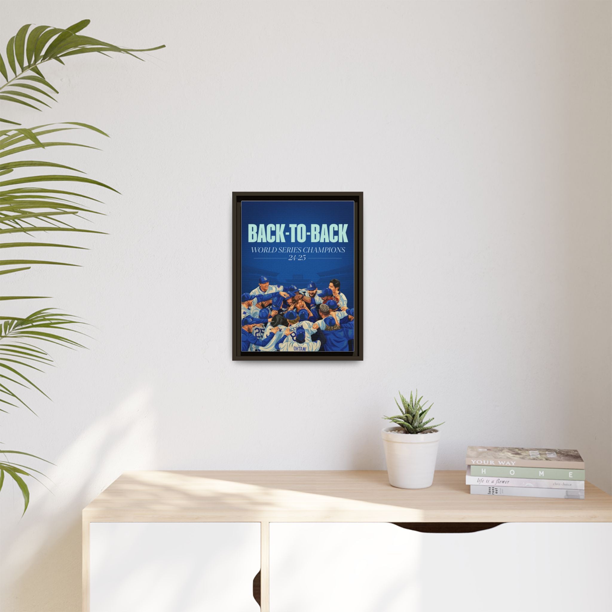 Back-to-Back World Series Champions - Arena Framed Canvas (100 available)