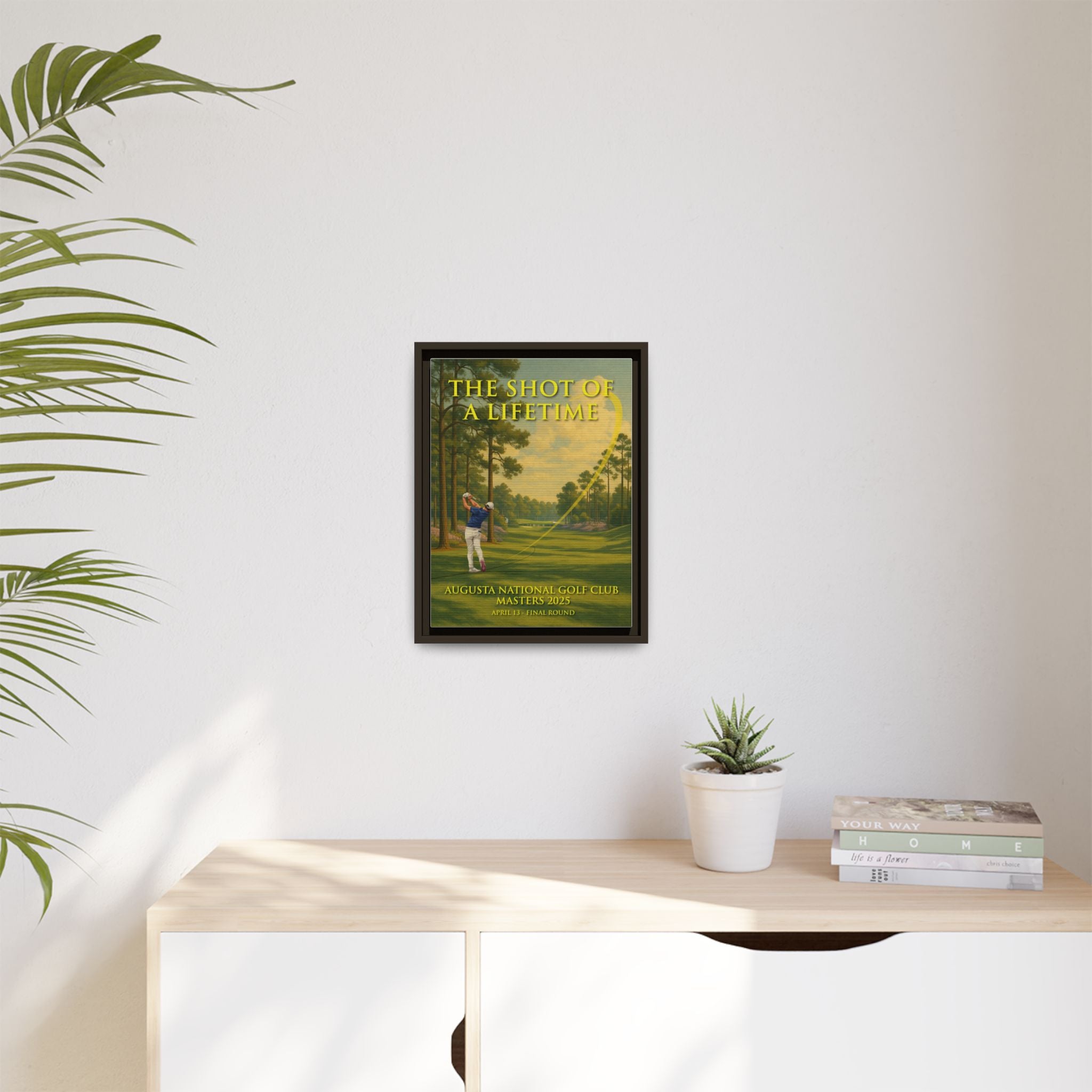 The Shot of a Lifetime - Framed Canvas