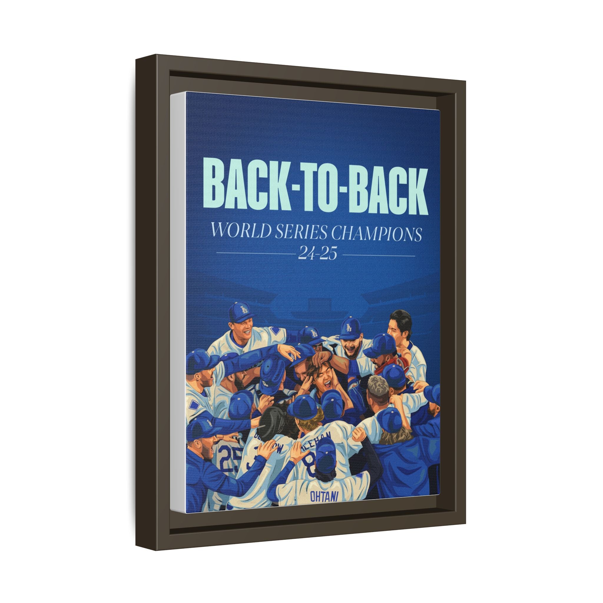 Back-to-Back World Series Champions - Arena Framed Canvas (100 available)