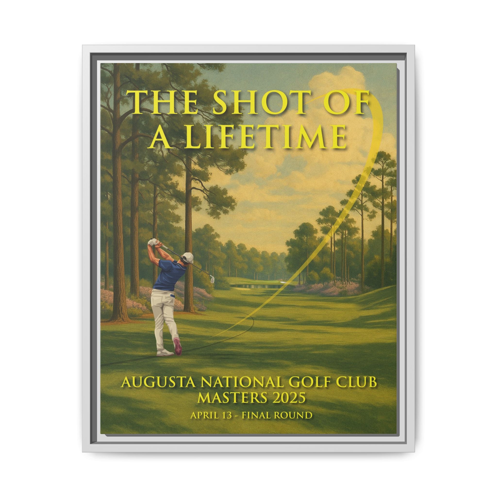 The Shot of a Lifetime - Framed Canvas