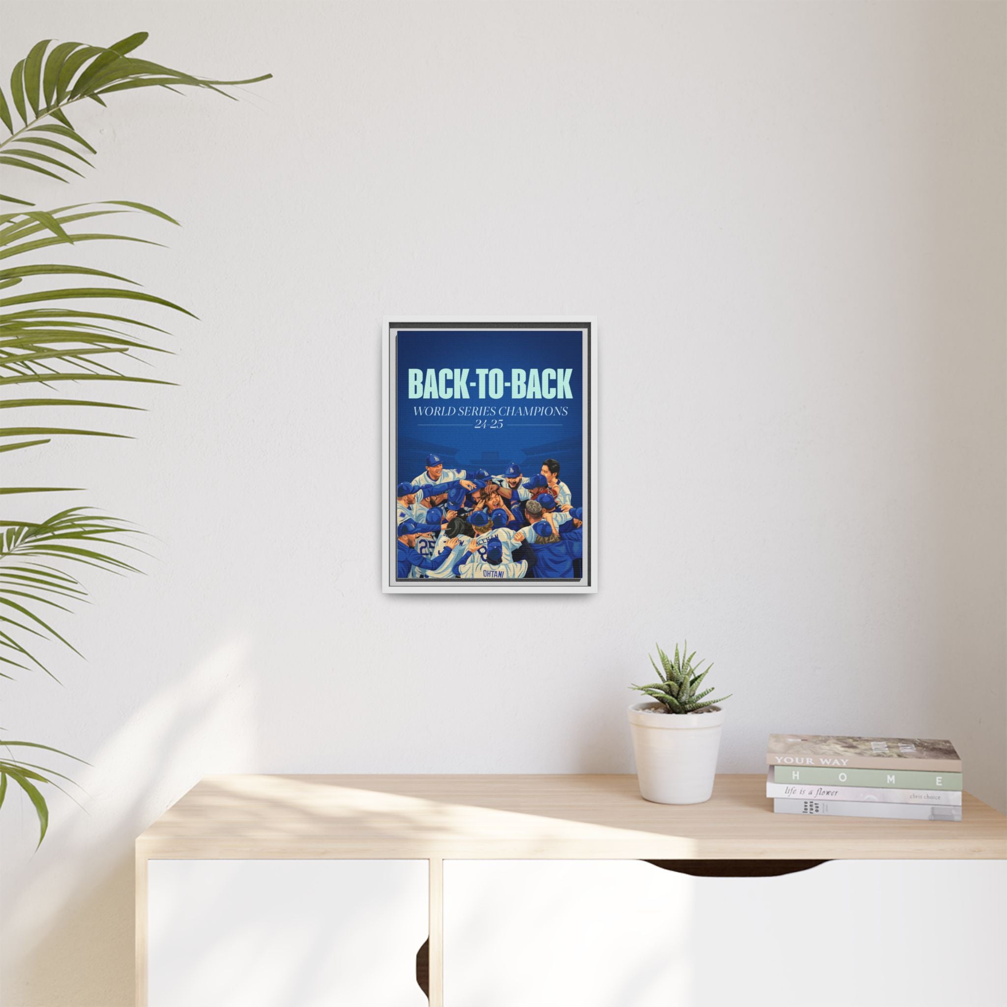 Back-to-Back World Series Champions - Arena Framed Canvas (100 available)
