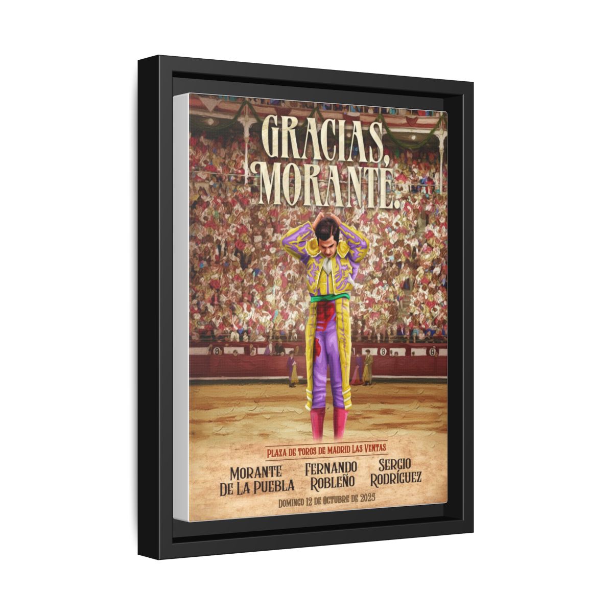 Gracias, Morante - Canvas con Marco (Envíos a España y México)