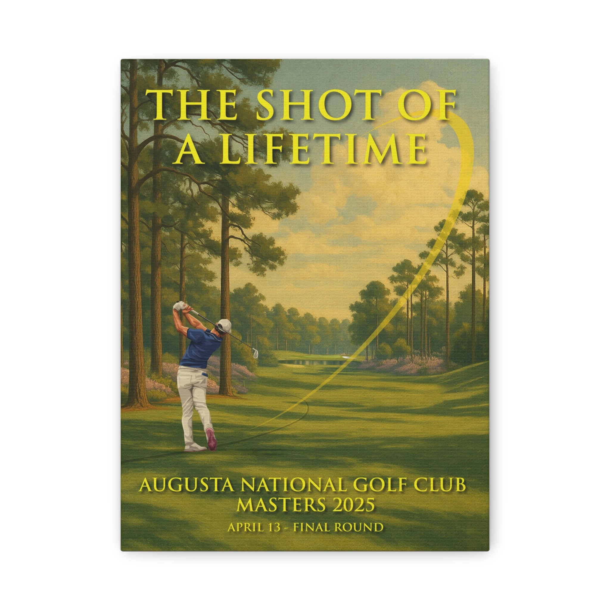 'The Shot Of A Lifetime' - Golf Wall Art Canvas