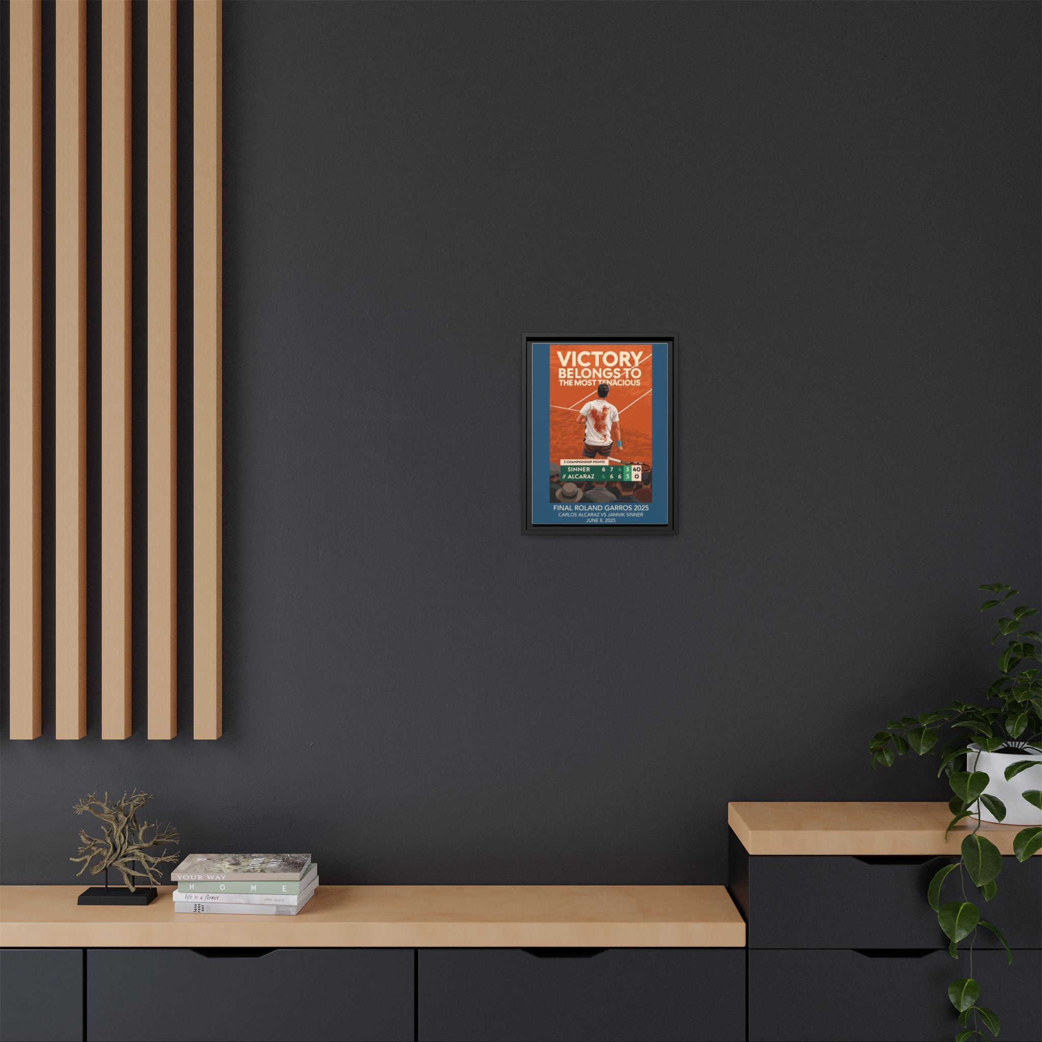 Victory Belongs Canvas Art |