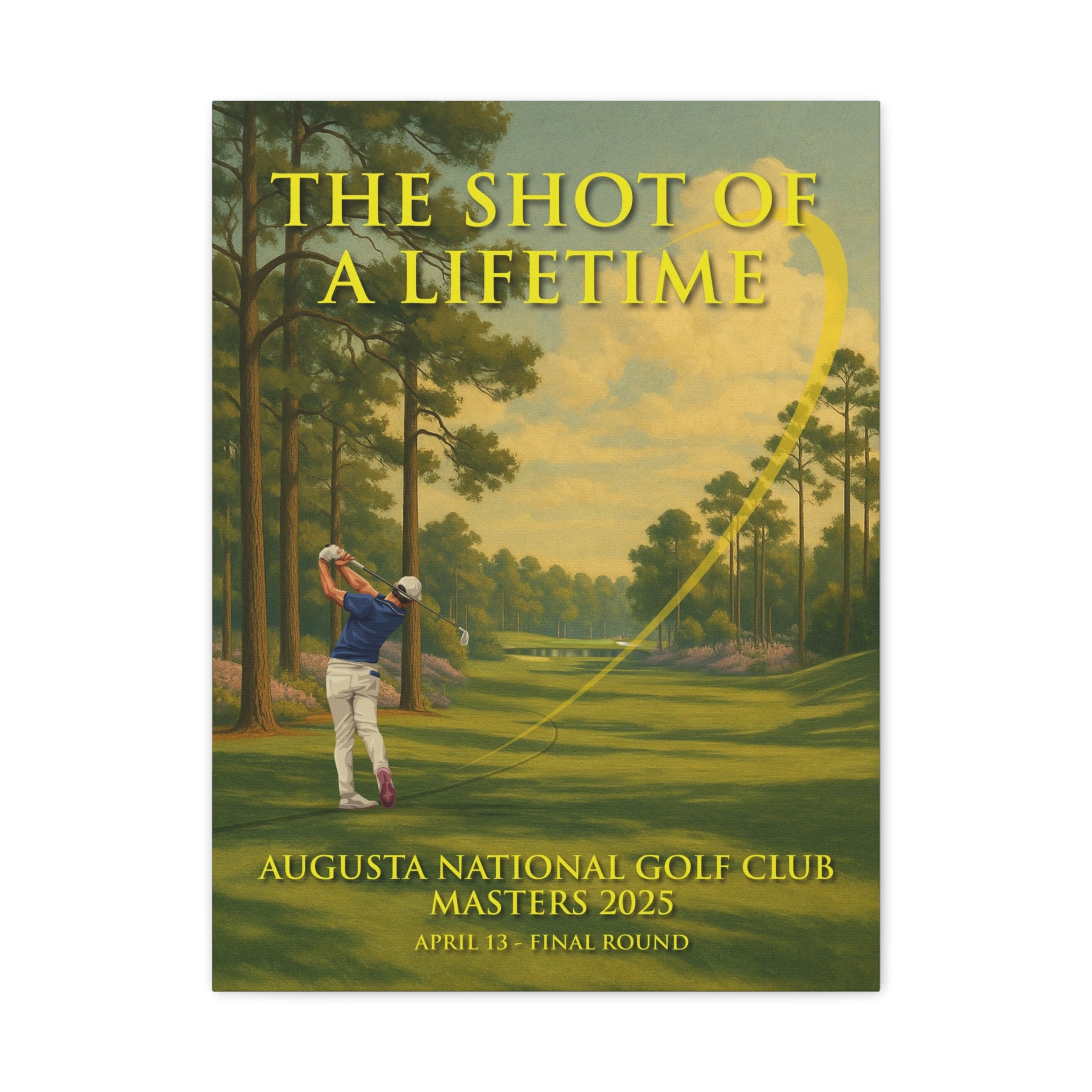'The Shot Of A Lifetime' - Golf Wall Art Canvas