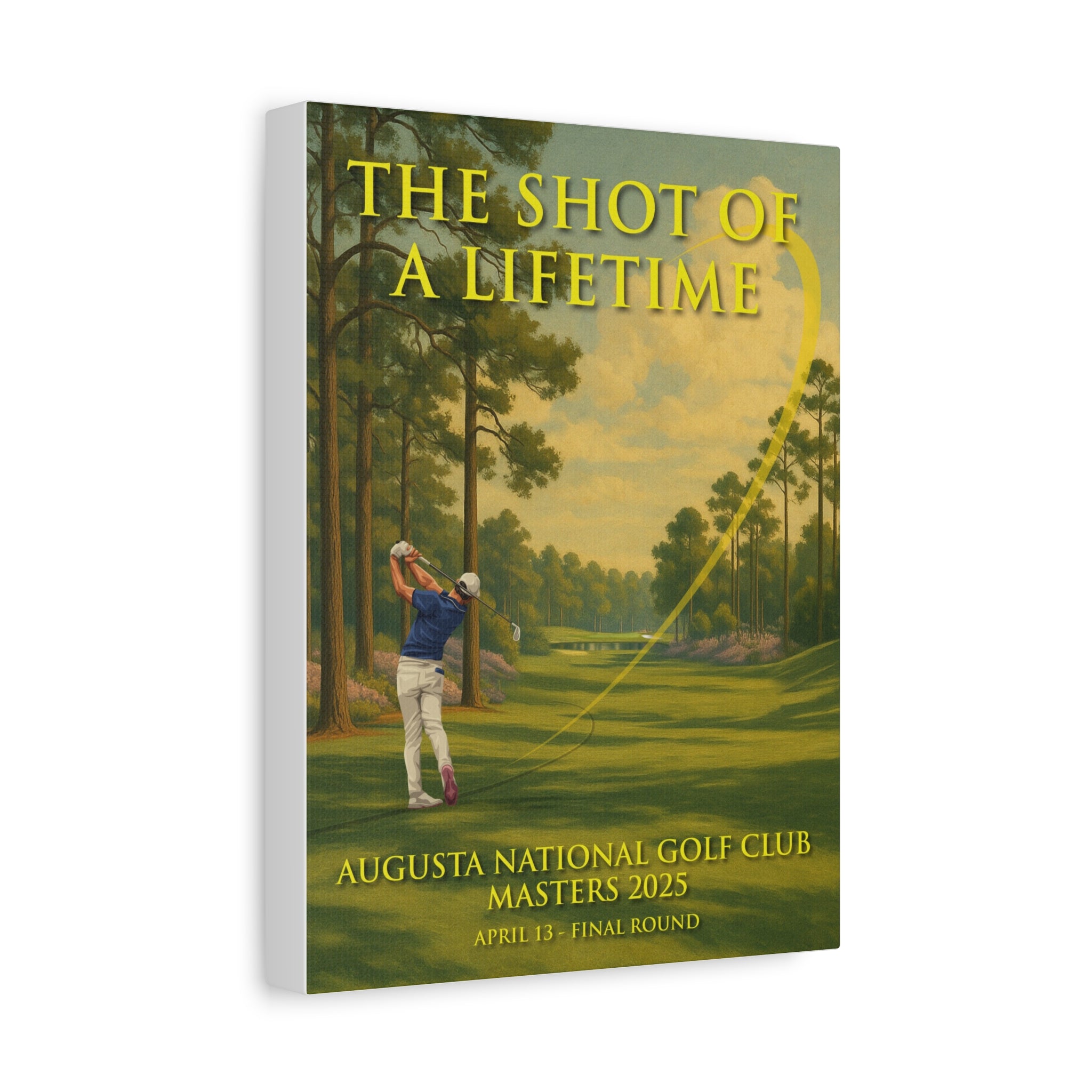 'The Shot Of A Lifetime' - Golf Wall Art Canvas