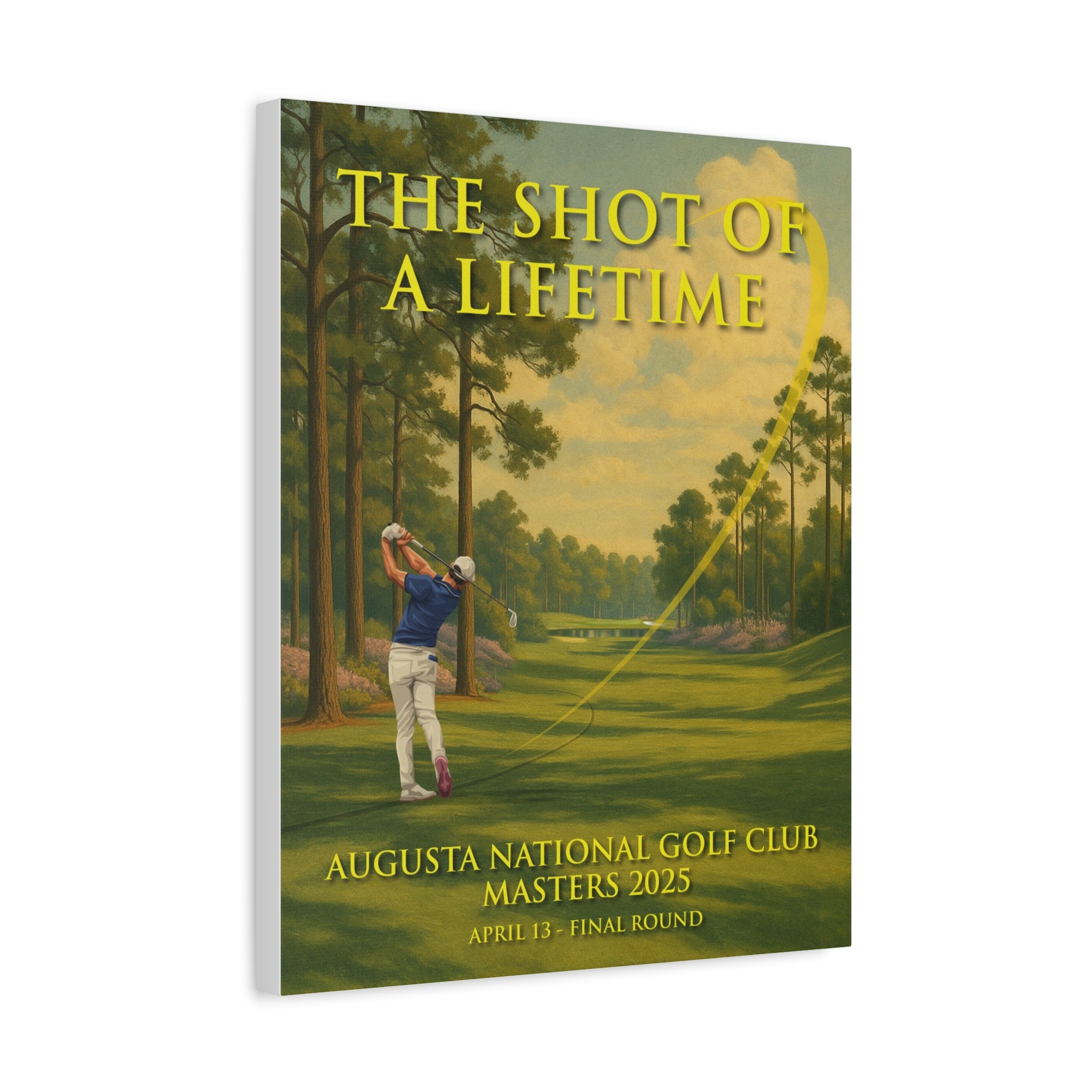 'The Shot Of A Lifetime' - Golf Wall Art Canvas