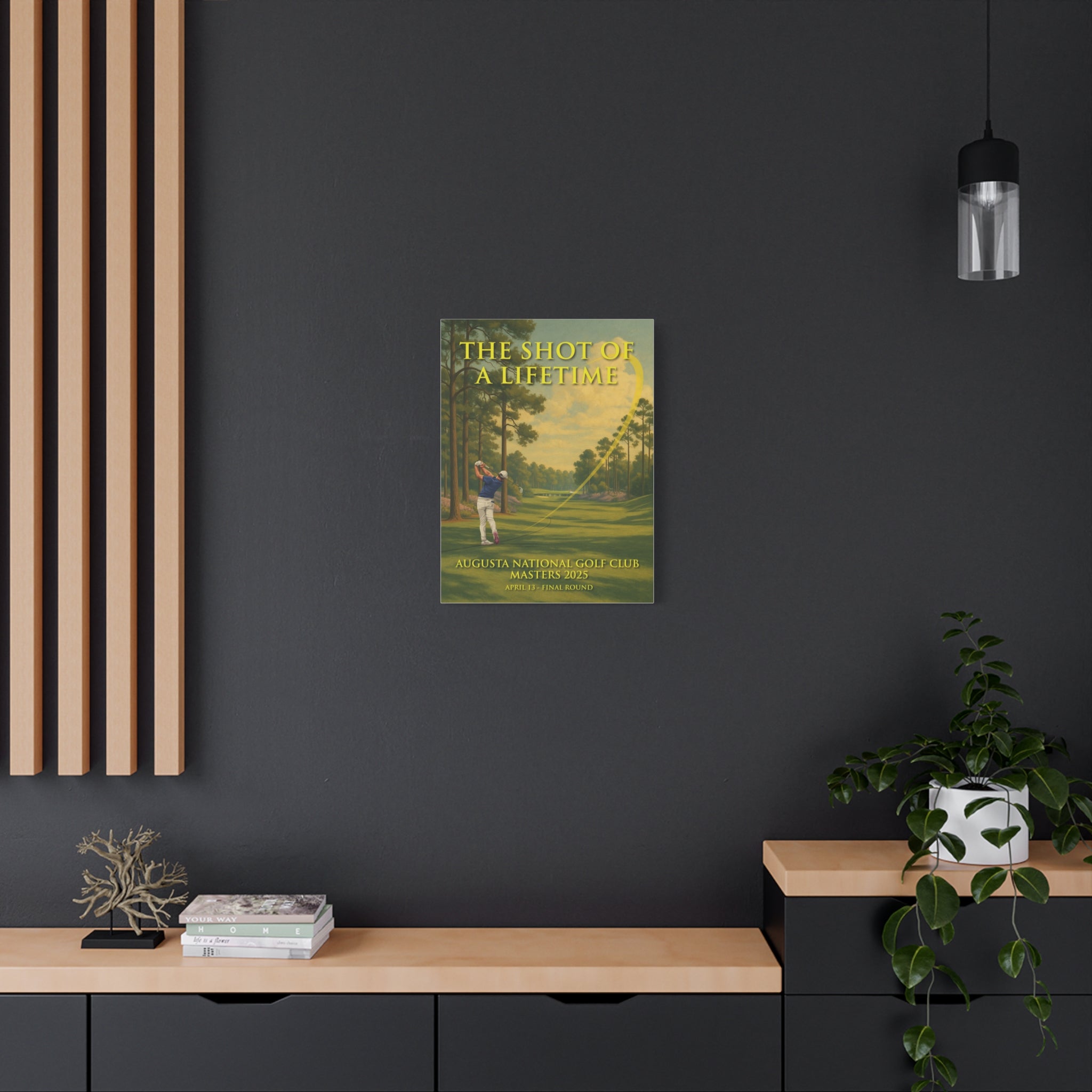 'The Shot Of A Lifetime' - Golf Wall Art Canvas