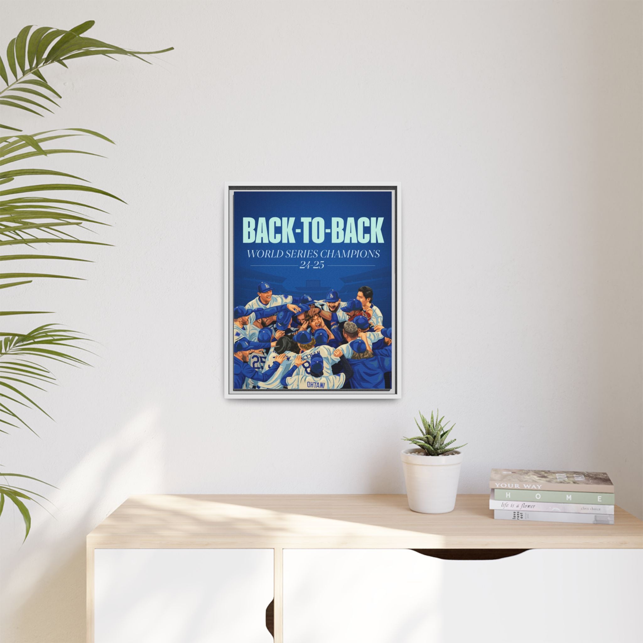 Back-to-Back World Series Champions - Arena Framed Canvas (100 available)