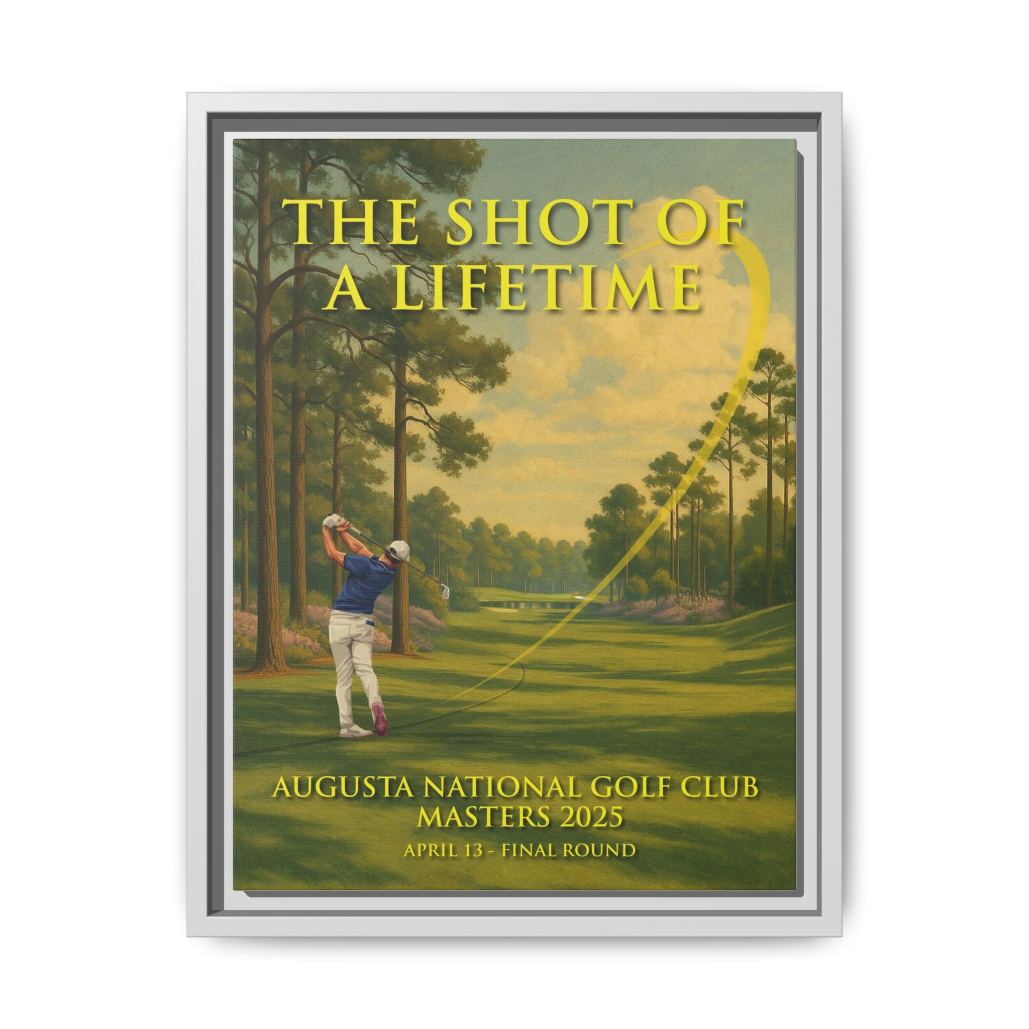 The Shot of a Lifetime - Framed Canvas