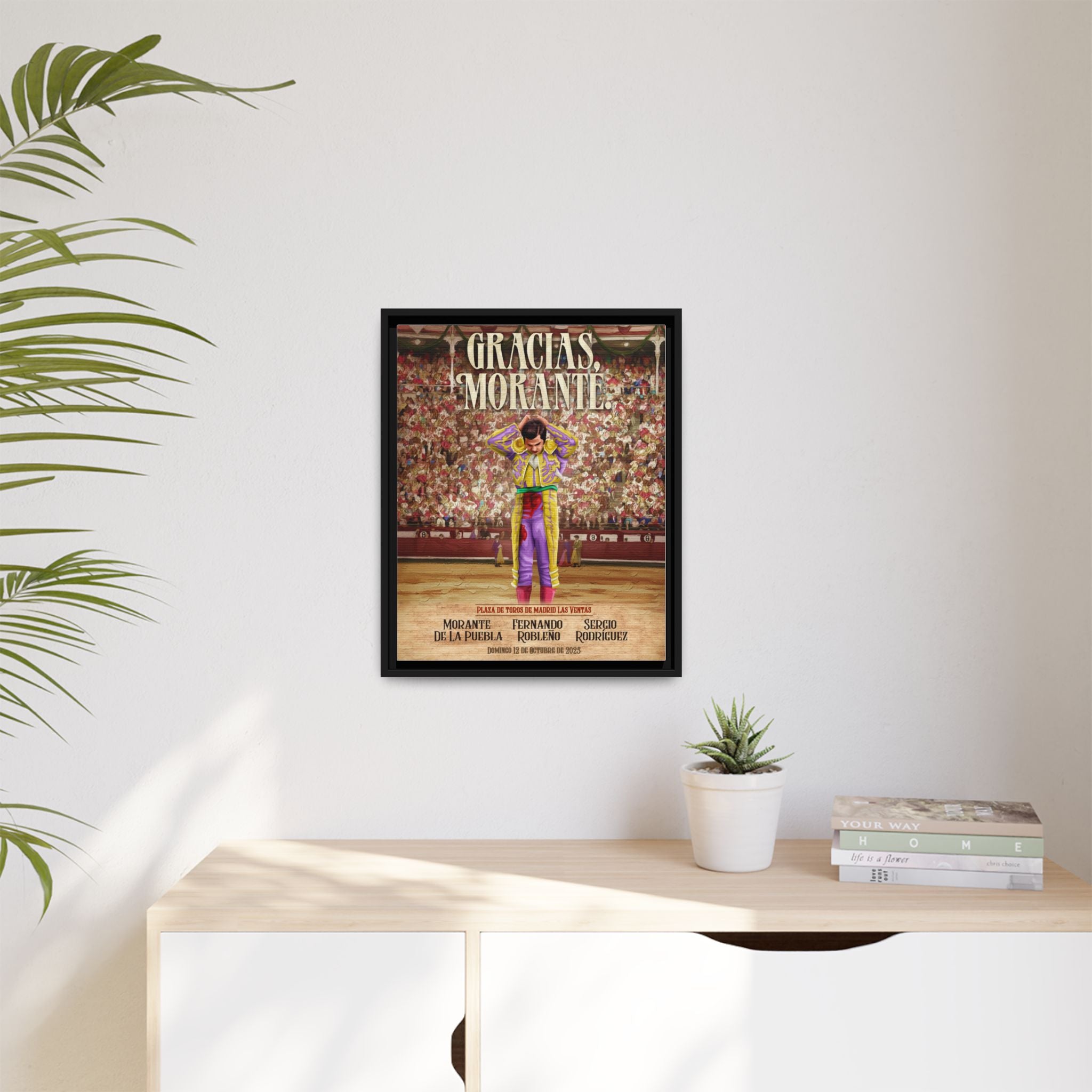 Gracias, Morante - Canvas con Marco (Envíos a España y México)