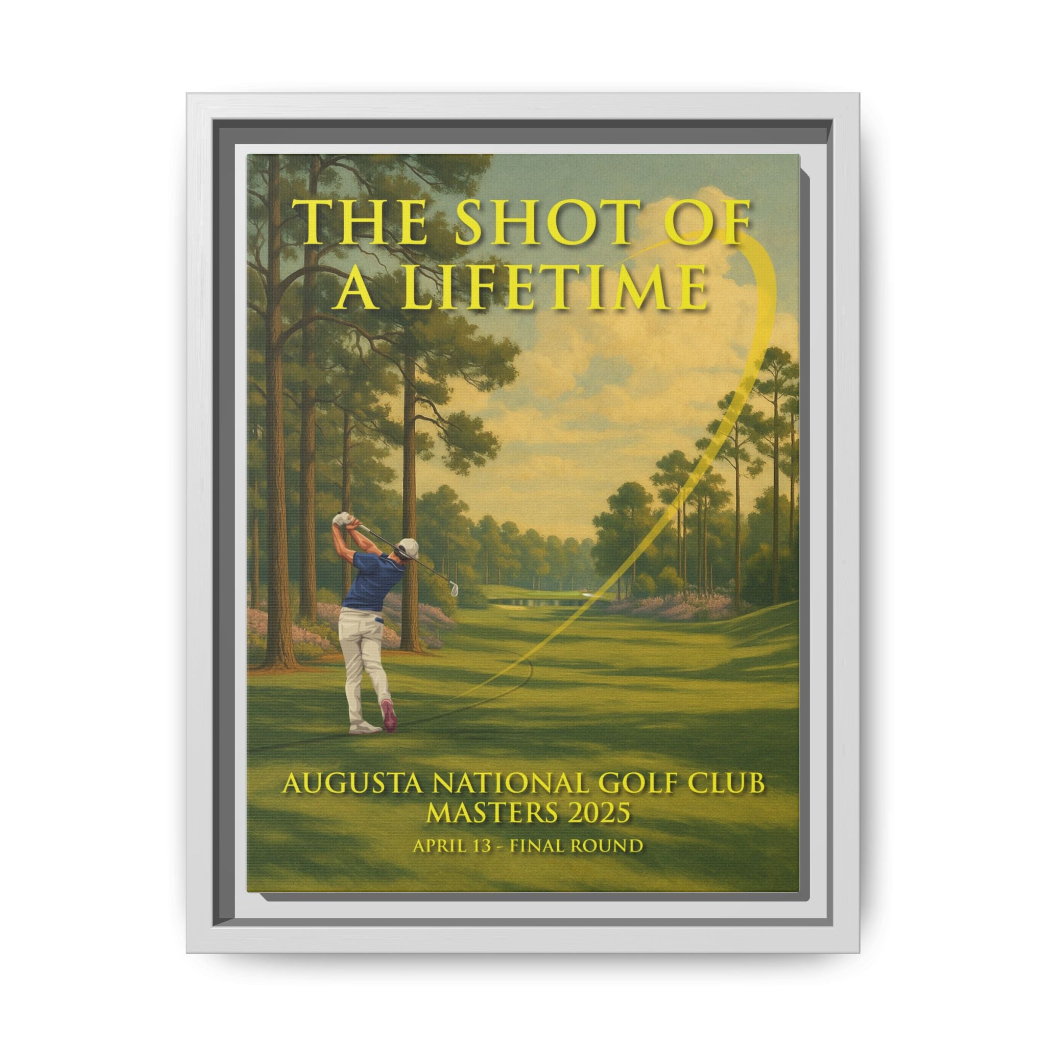 The Shot of a Lifetime - Framed Canvas