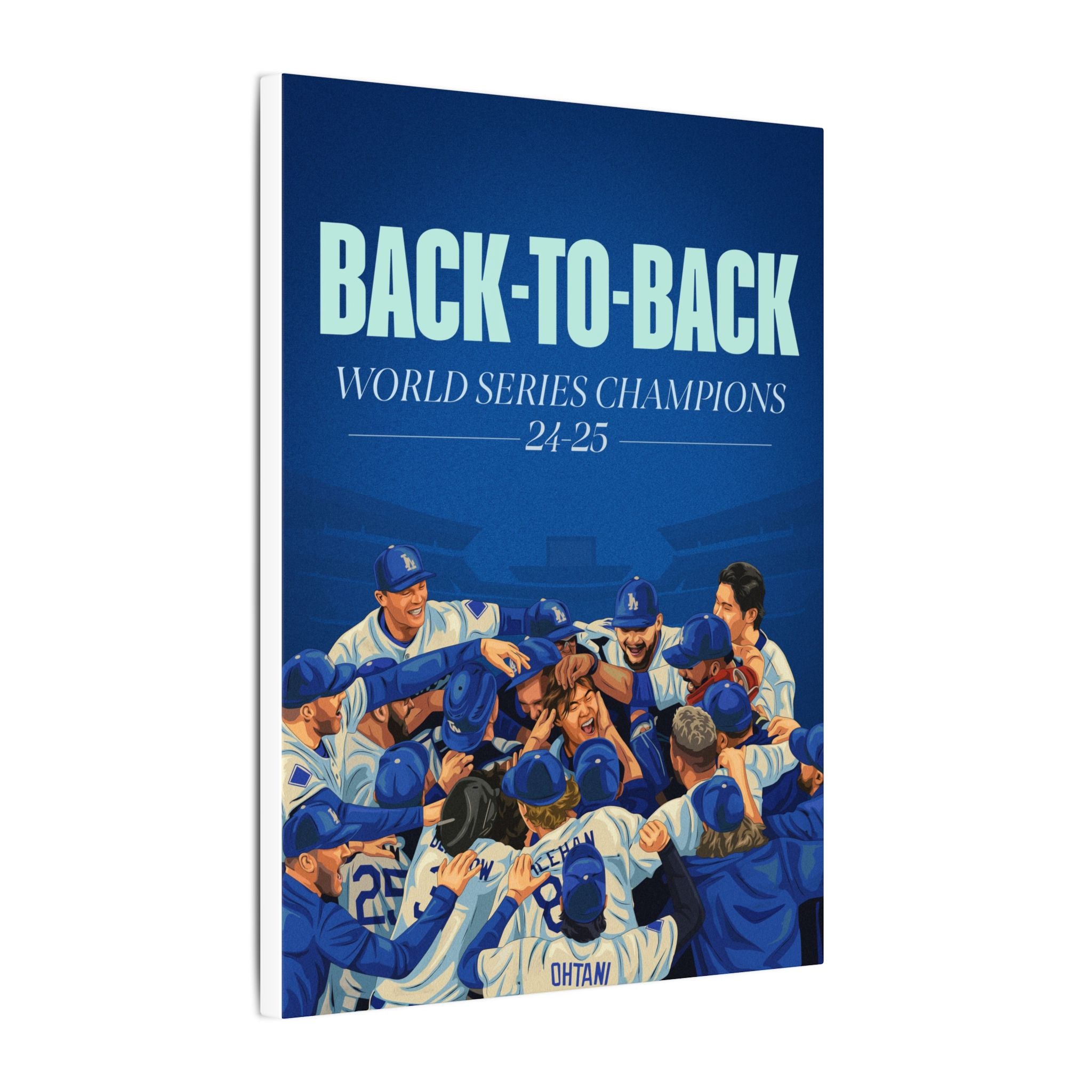 Back-to-Back World Series Champions - Arena Canvas Print