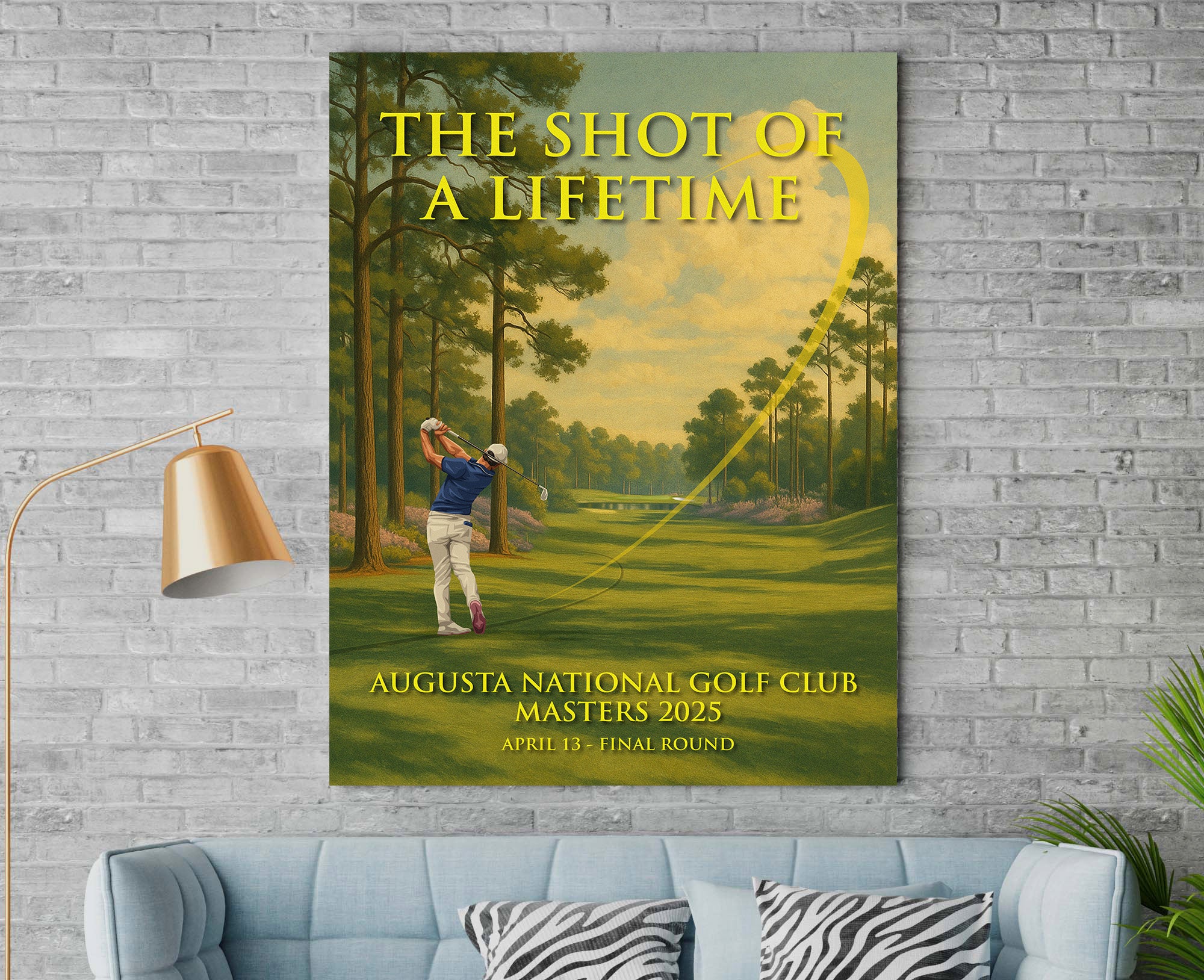 'The Shot Of A Lifetime' - Golf Wall Art Canvas