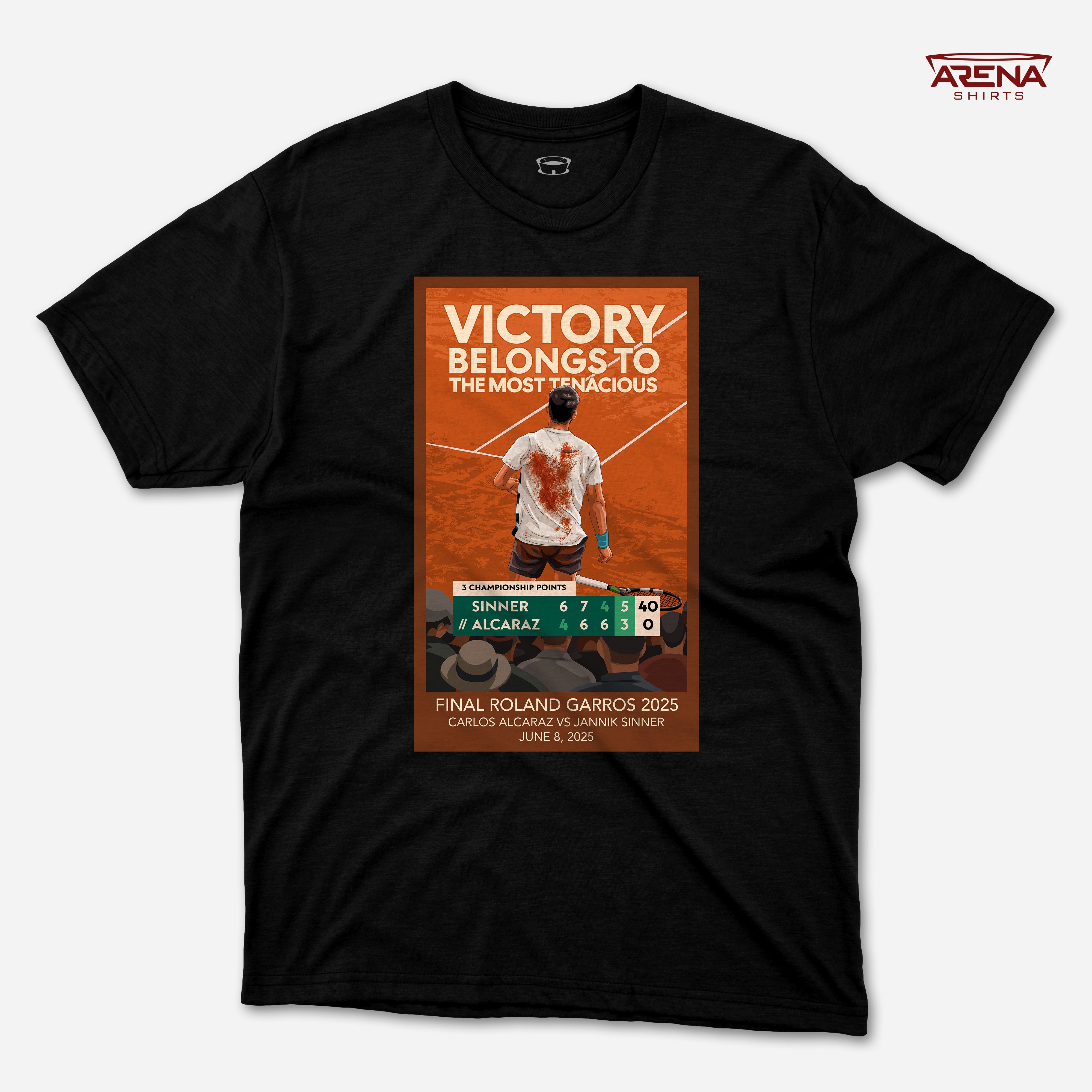 Victory Belongs to the Most Tenacious | Arena T-Shirts