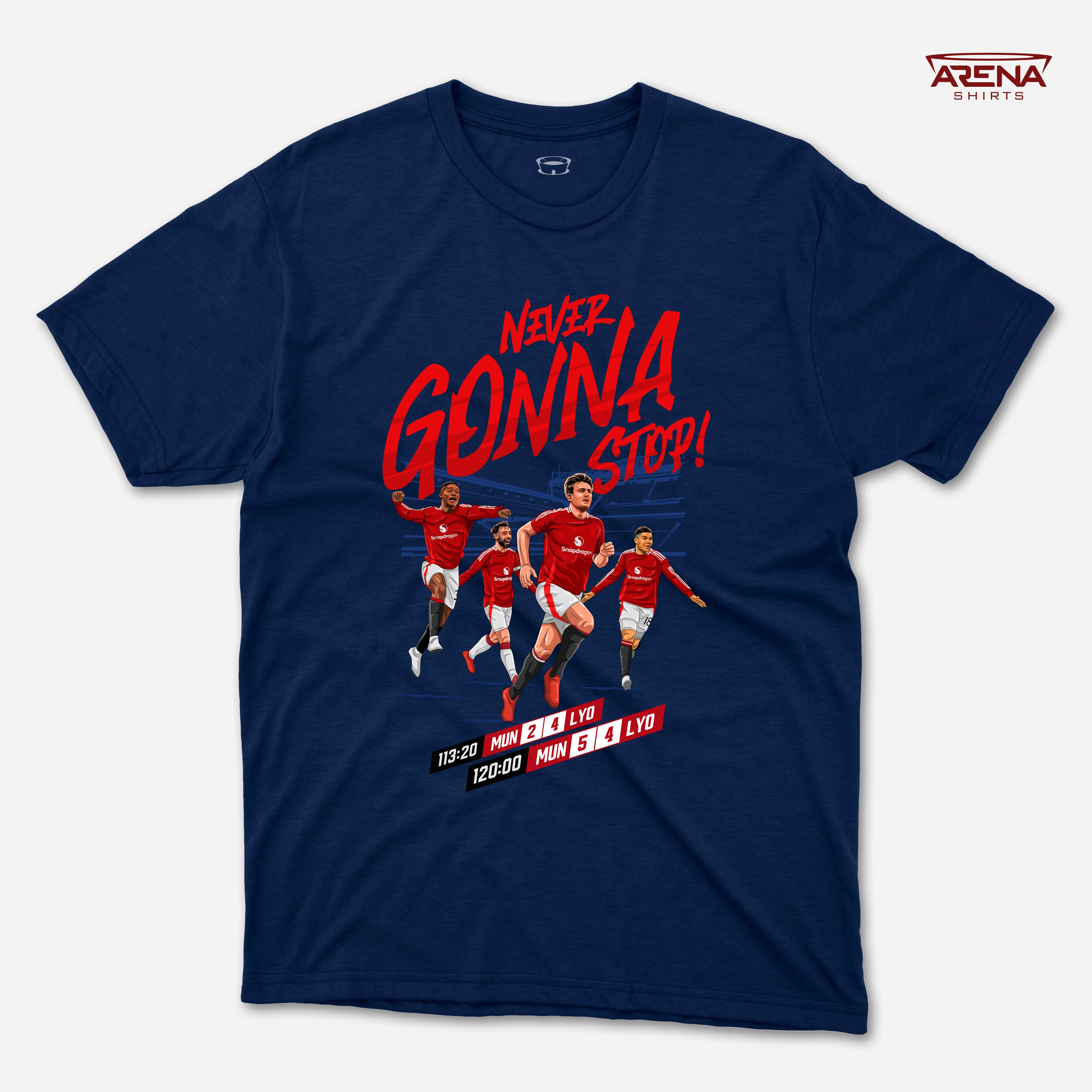 "Never Gonna Stop!" | Arena T-Shirts (Shipping to Europe)