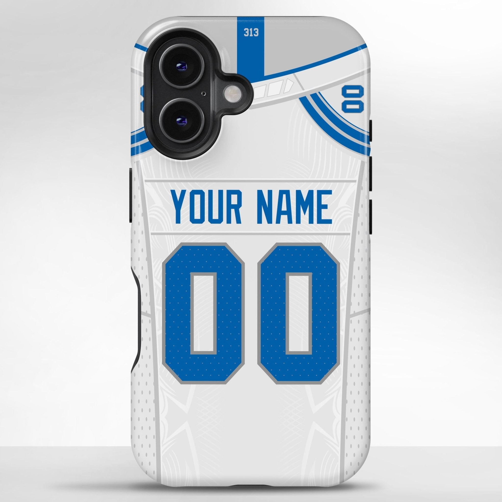 Detroit White - Football Colors 24 - Arena Cases