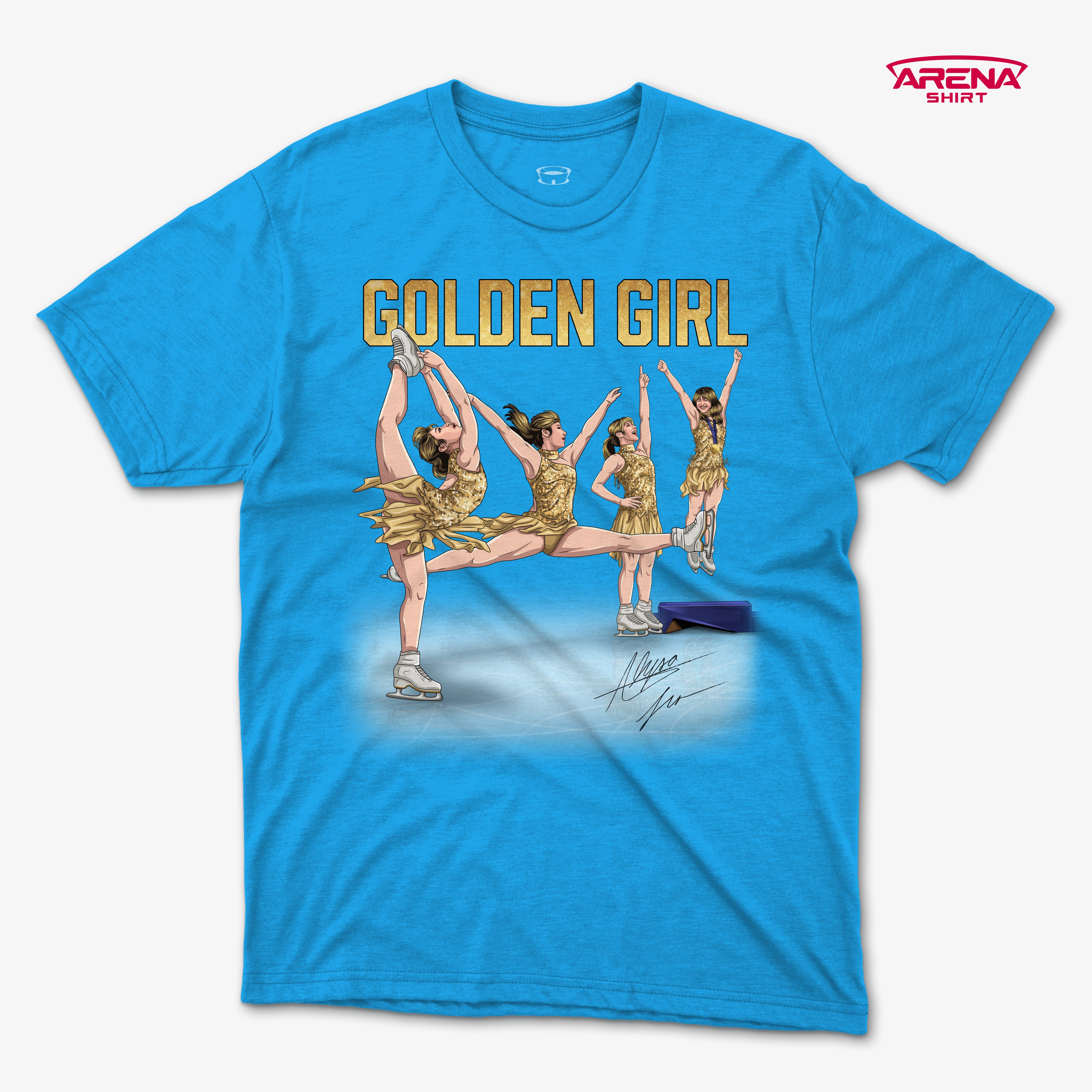 Golden Girl Tee – Arena T-Shirts