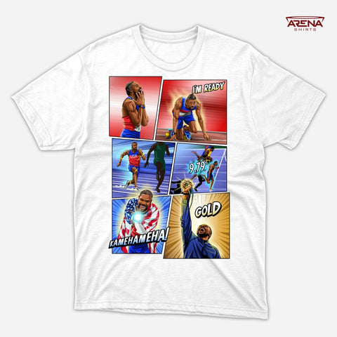 Lyles 100m Gold | Arena T - Shirts (Shipping to Europe) - Arena Cases