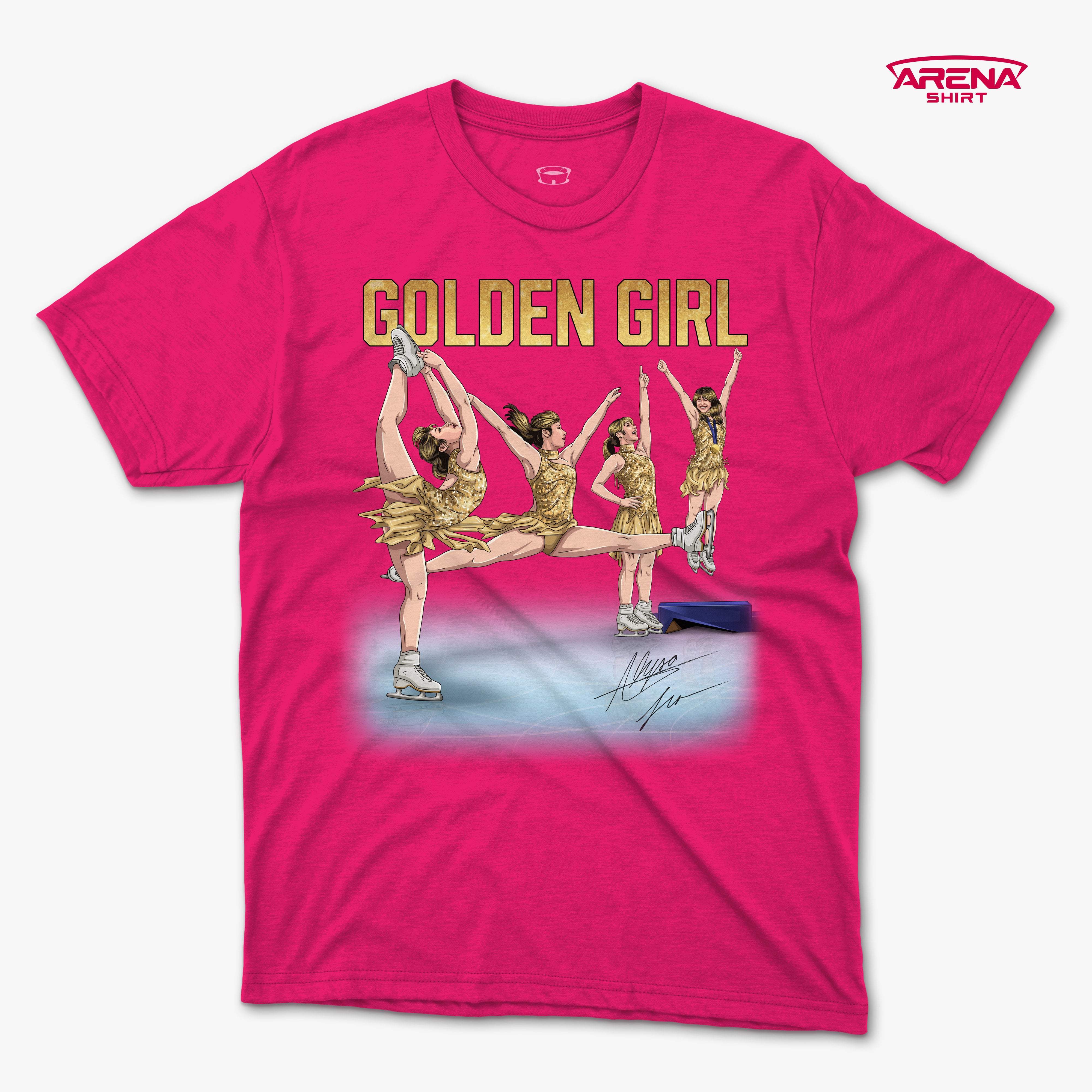Golden Girl Youth Tee — Arena T- Shirts