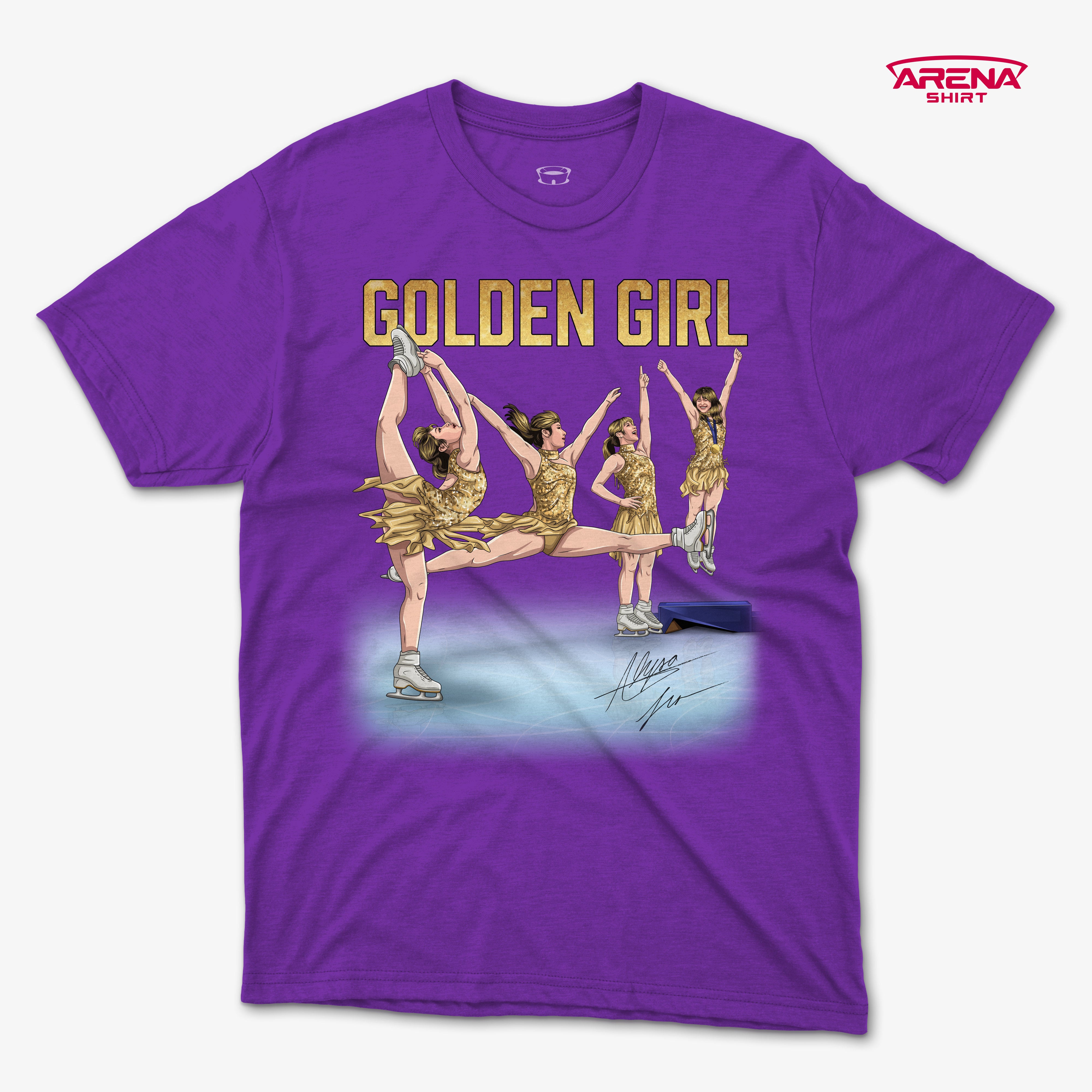 Golden Girl Youth Tee — Arena T- Shirts