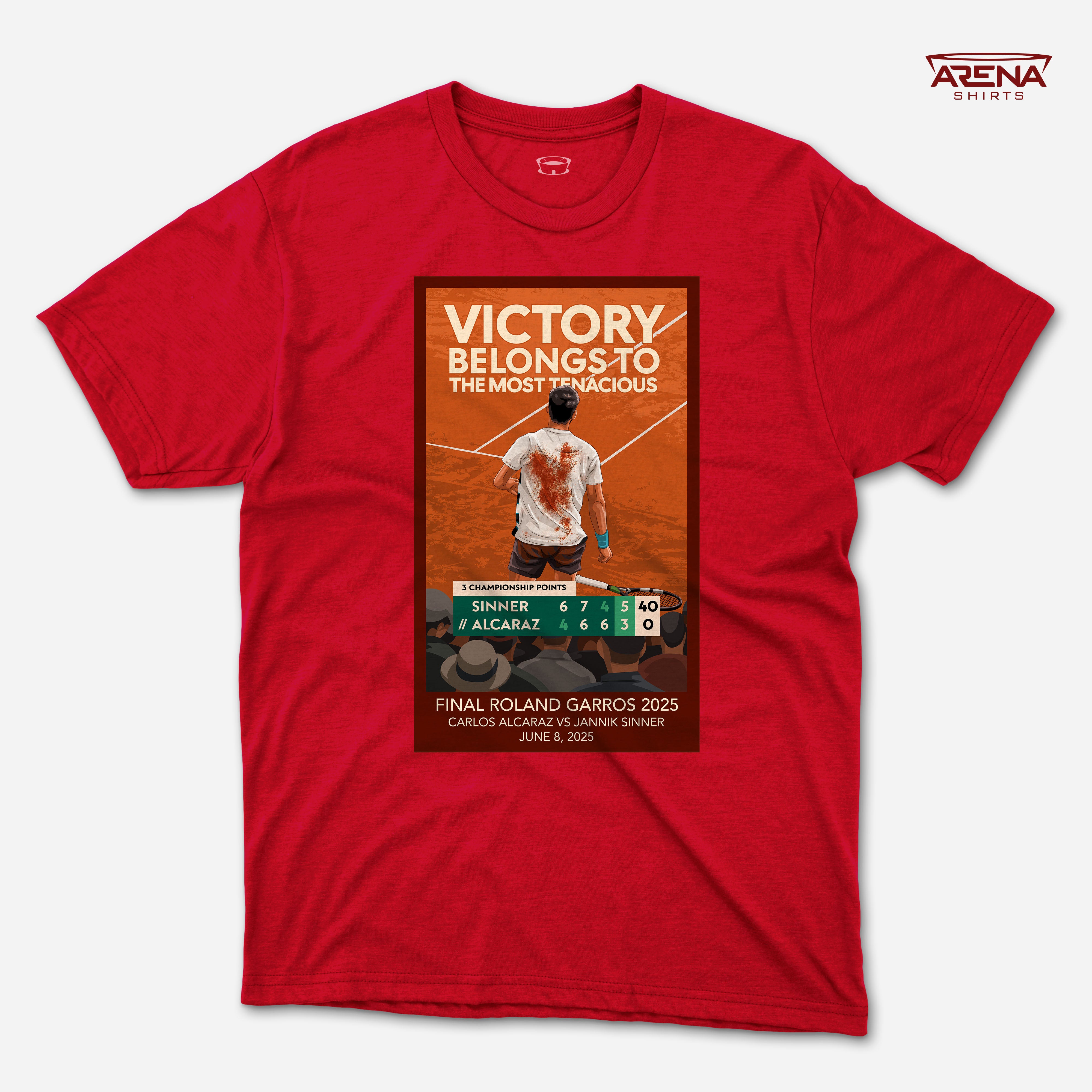 Victory Belongs to the Most Tenacious | Arena T-Shirts