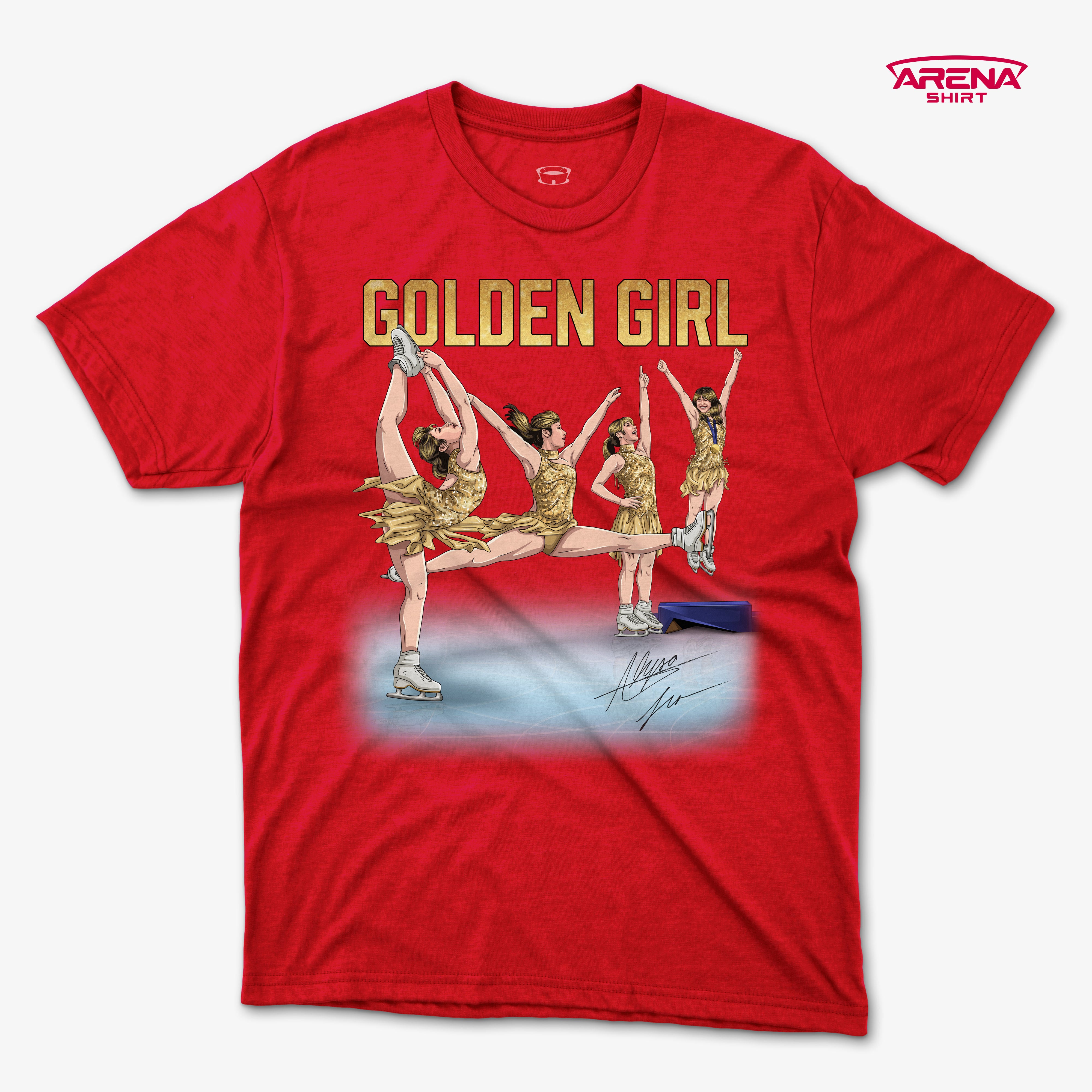 Golden Girl Youth Tee — Arena T- Shirts