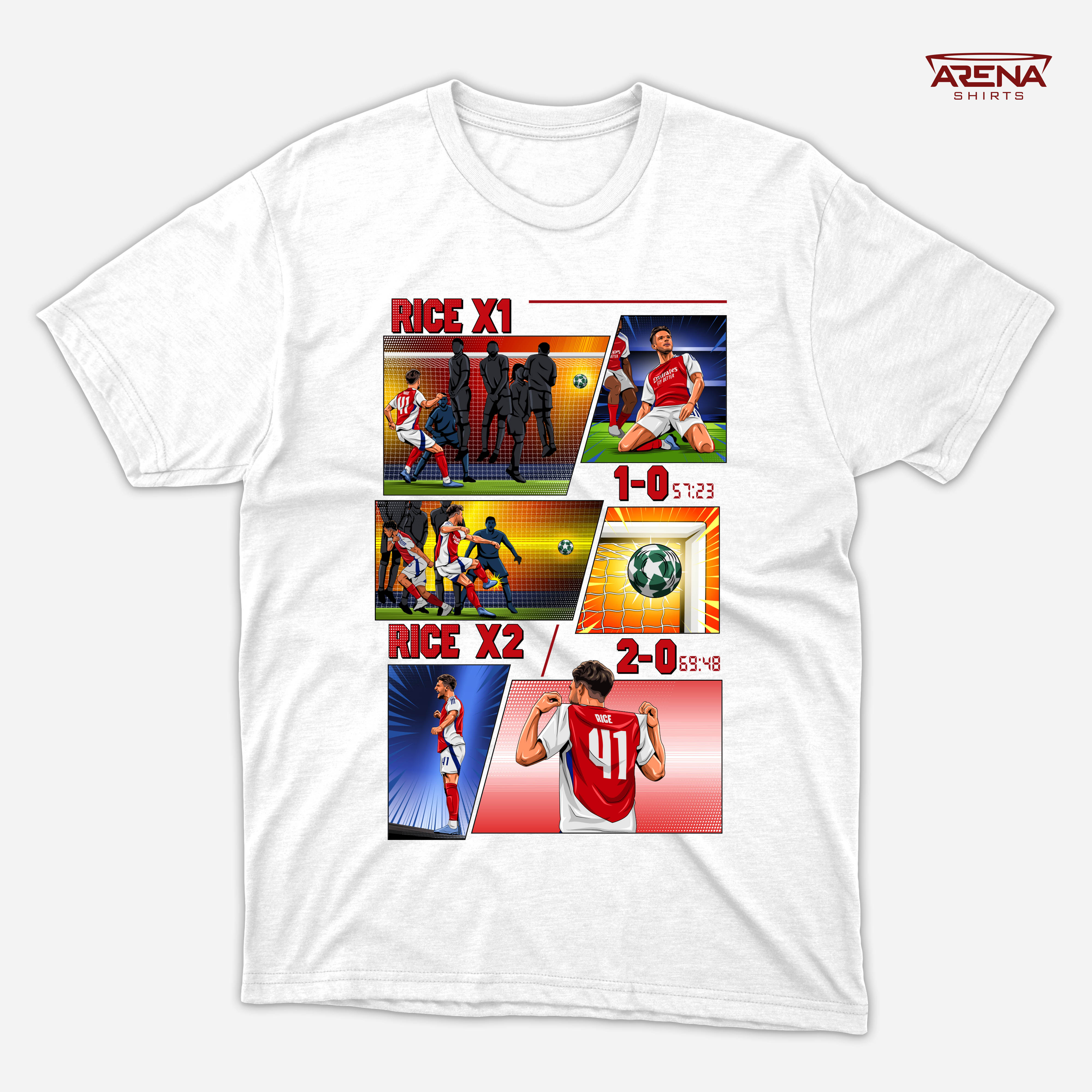 Rice x2 - Arena T-Shirts (Shipping to the U.S)